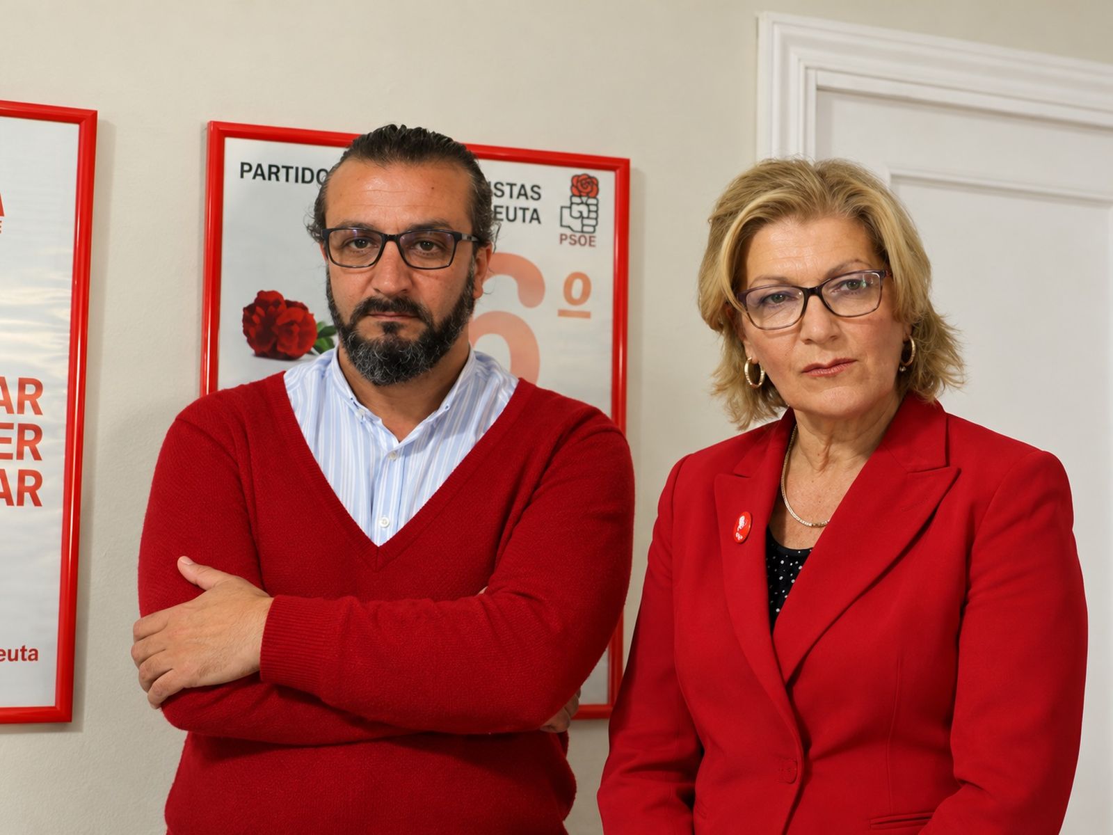 Adil Mohamed y Blanca Gómez, los más votados por la militancia del PSOE de Ceuta para el 29-N
