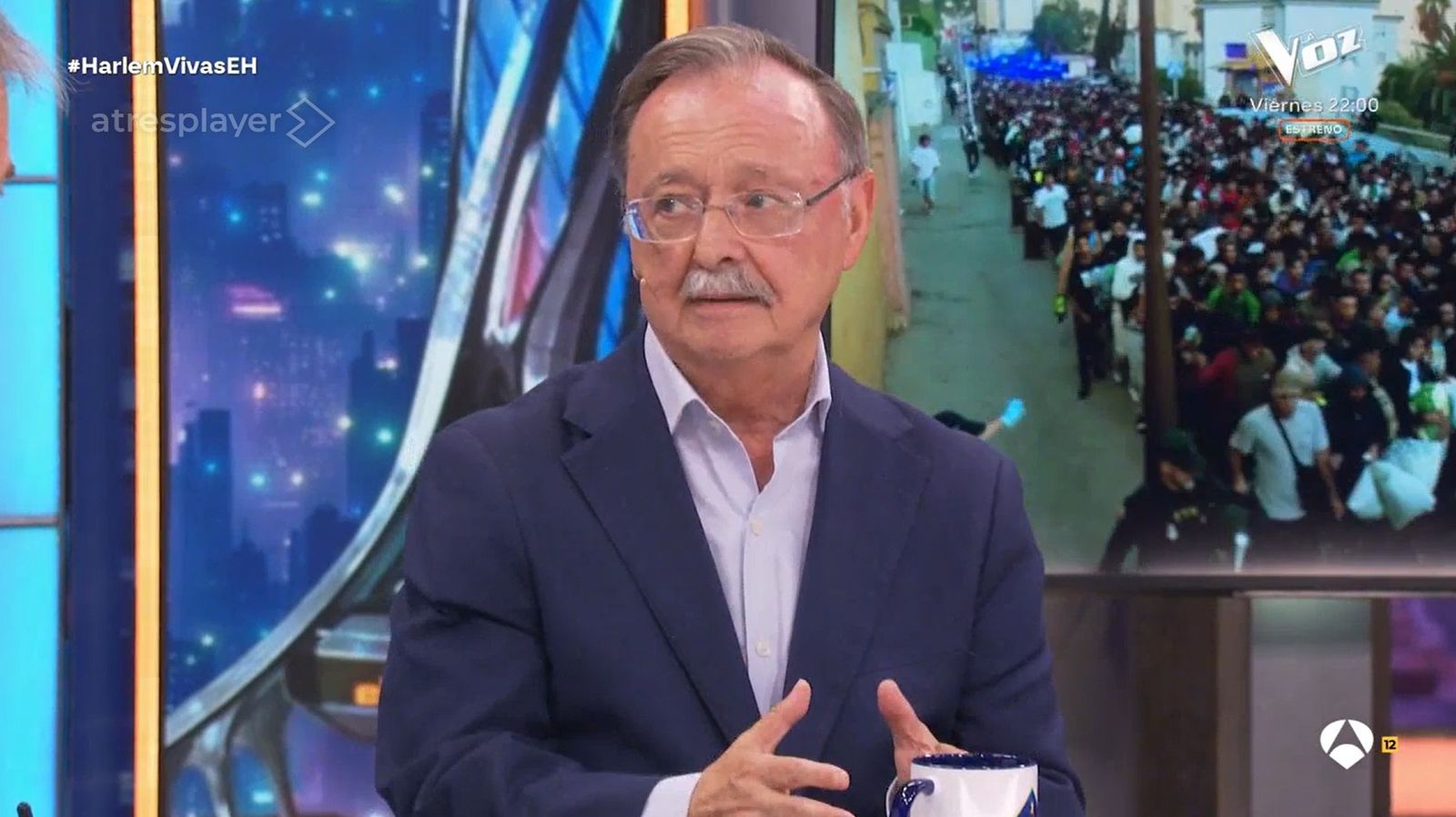 Juan Vivas ha llevado este lunes la voz de Ceuta a El Hormiguero en una entrevista de enorme carga política