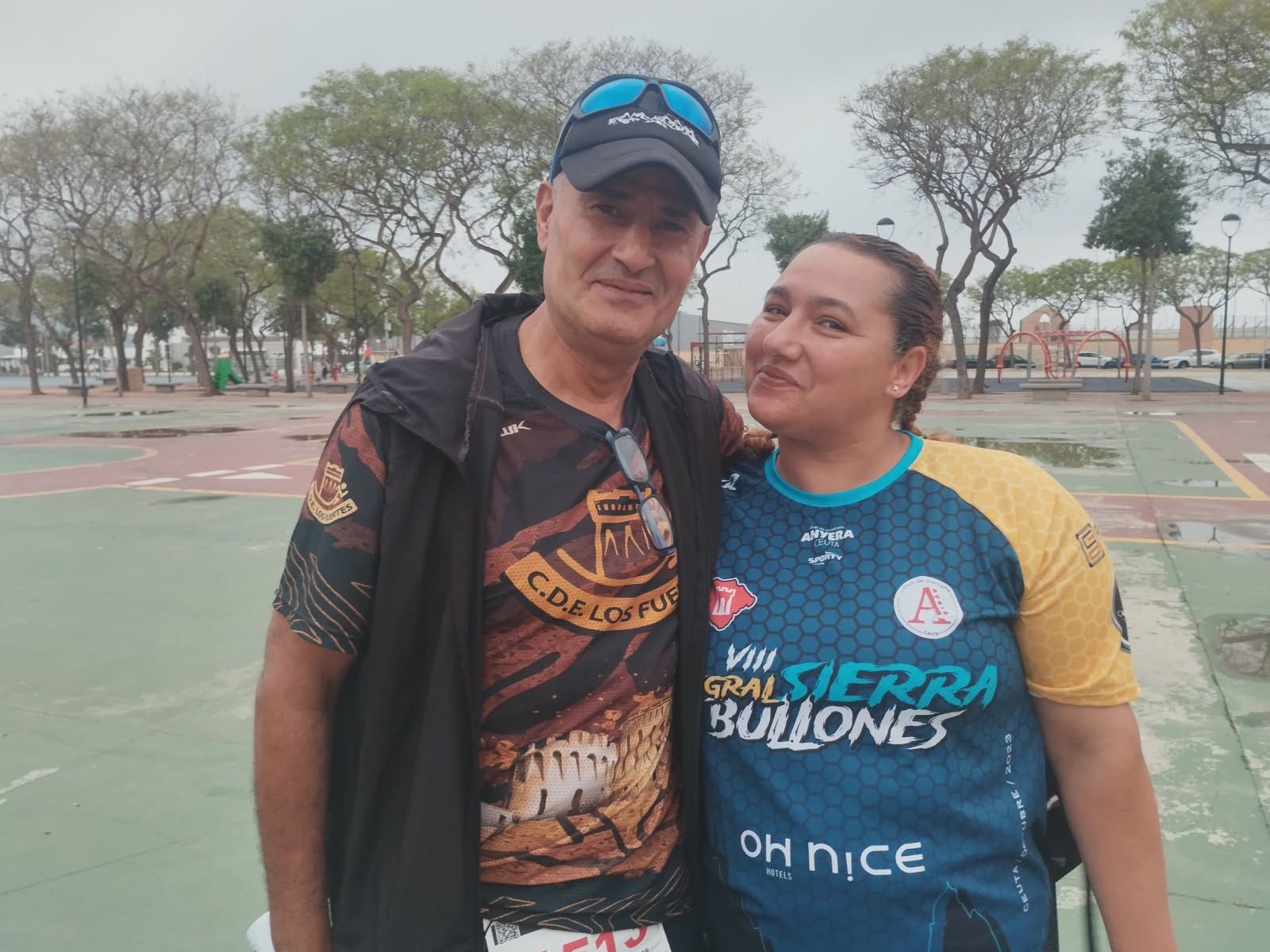 Participantes en la 'Vuela a Ceuta Andando'