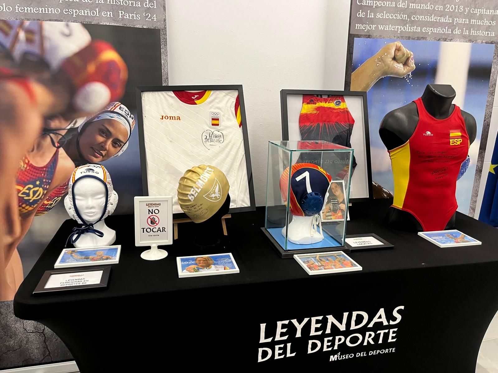 Todo preparado para la apertura de la exposición deportiva femenina ‘Leyendas’