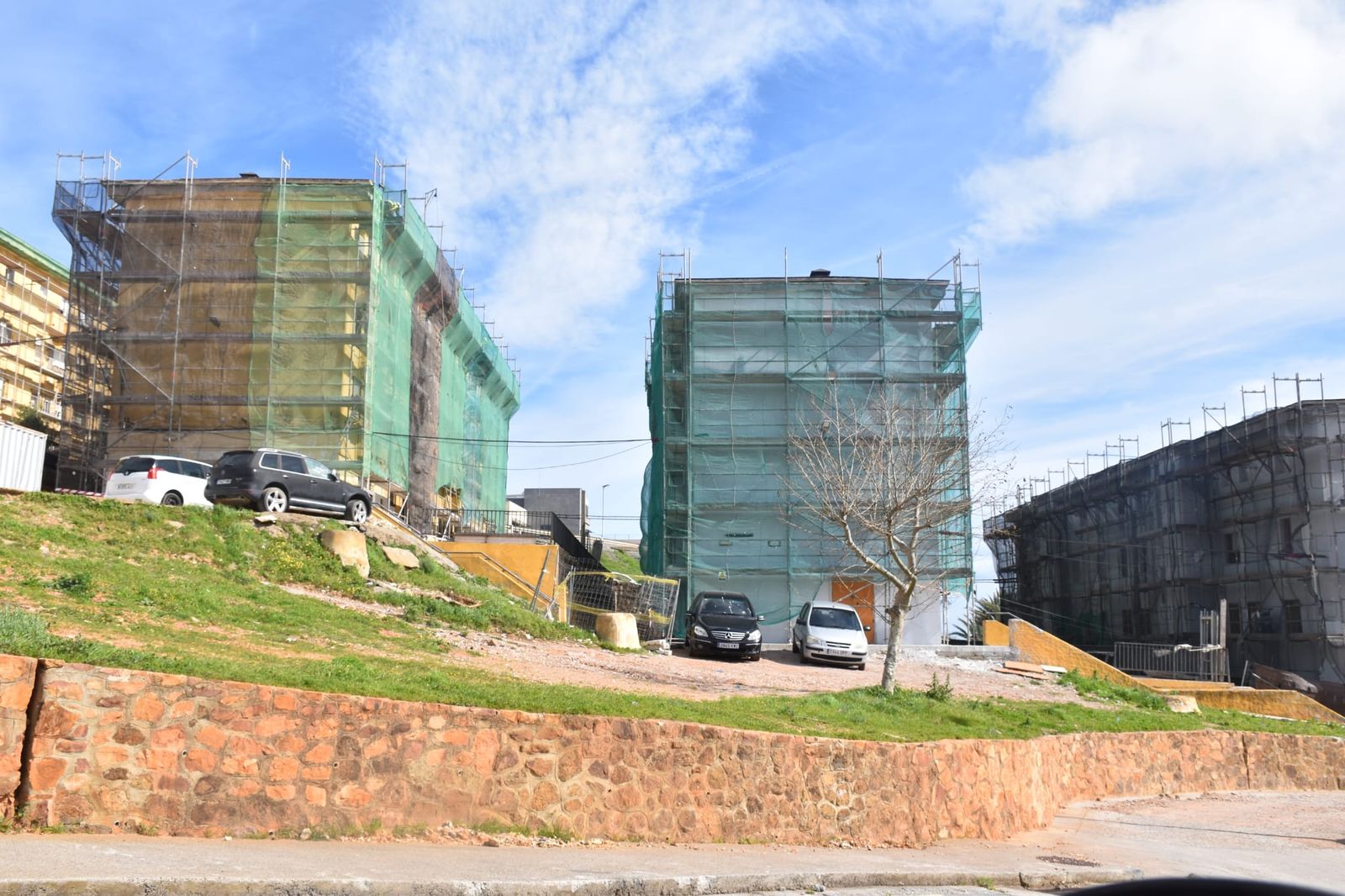 Las obras en las fachadas del Príncipe Felipe estarán acabadas en dos años