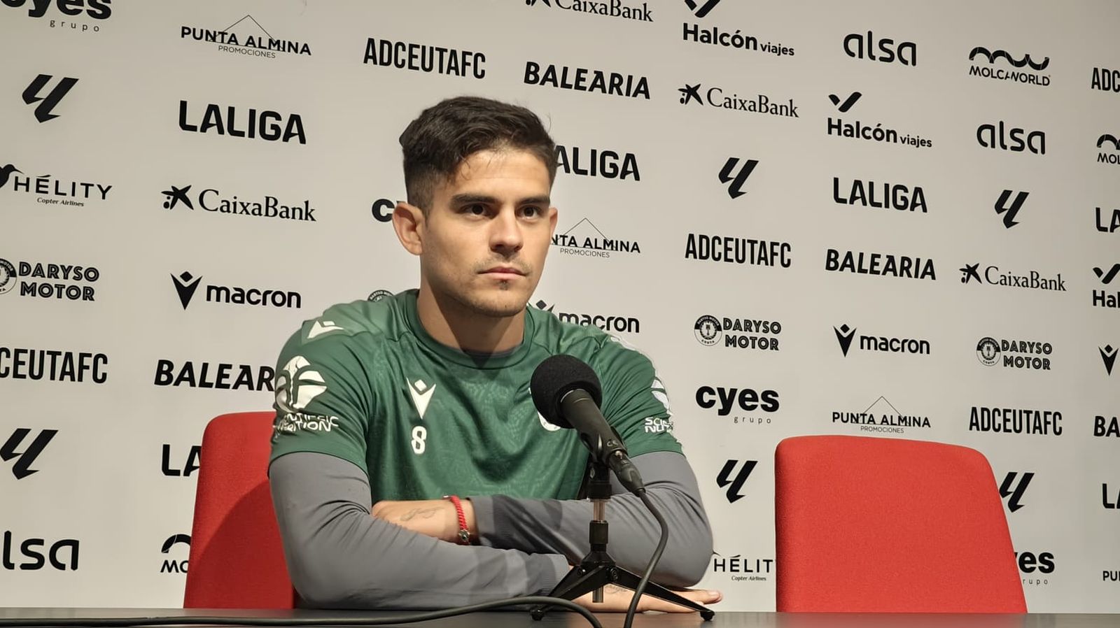 Kuki Zalazar, jugador de la AD Ceuta