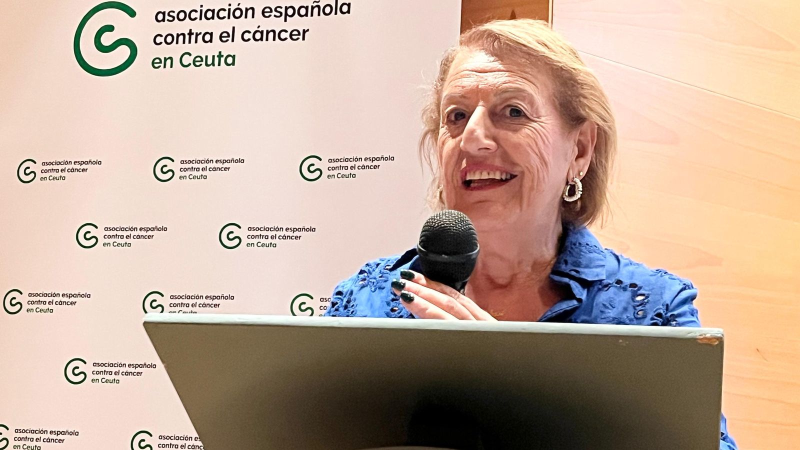 La directora general de Sanidad, Rebeca Benarroch, durante la apertura de las jornadas de la AECC La directora general de Sanidad, Rebeca Benarroch, durante la apertura de las jornadas de la AECC