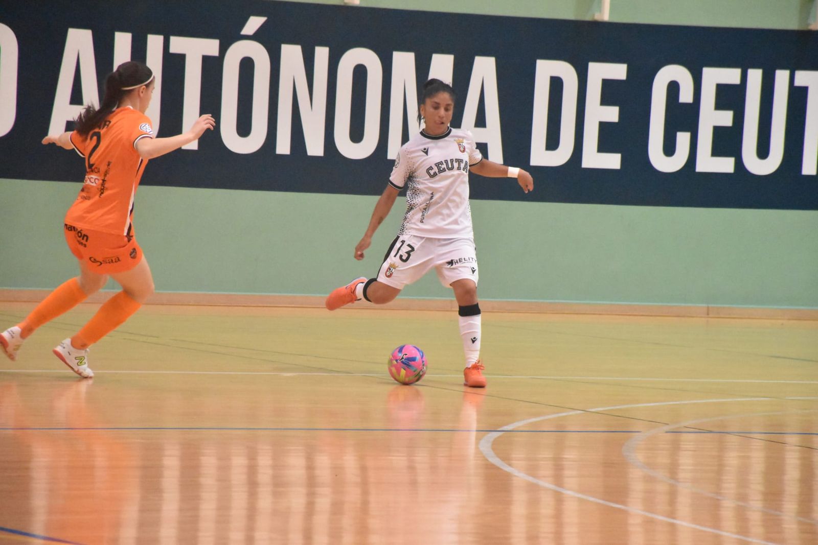 Partido AD Ceuta frente al Burela