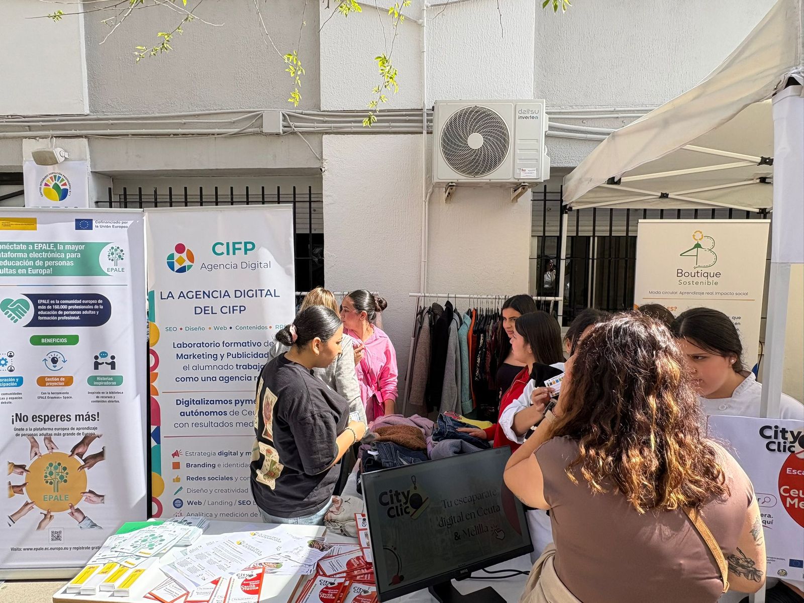 El CIFP nº 1 de Ceuta celebra su IV Feria de la Sostenibilidad con actividades, talleres y participación estudiantil para fomentar valores ambientales