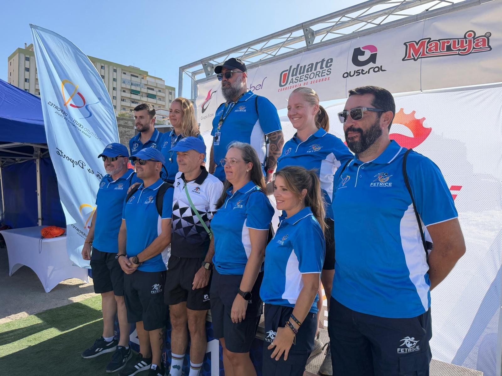 Entrega de trofeos del Acuatlón