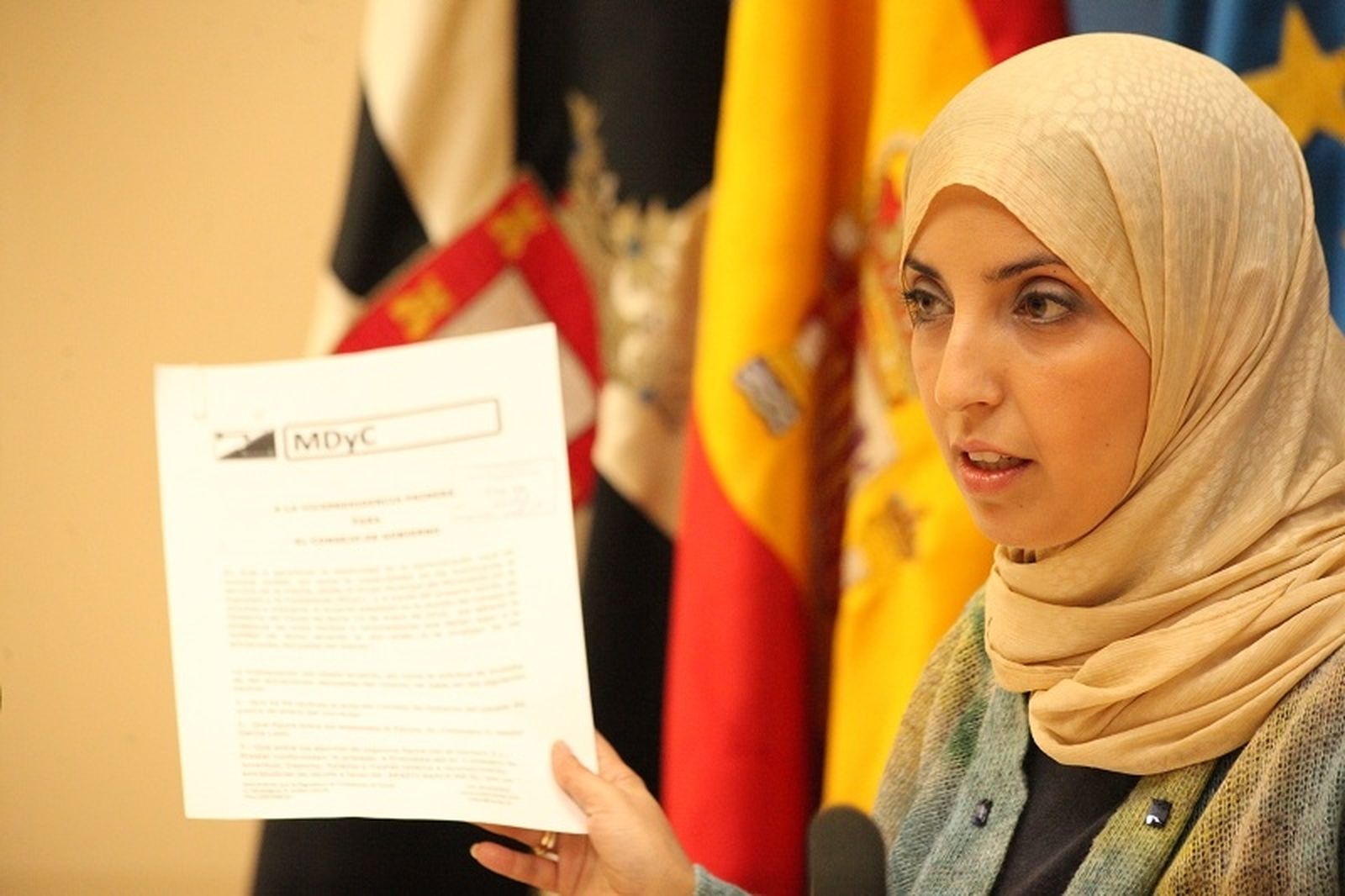 La líder de MDyC, Fatima Hamed. / FOTO E.P.