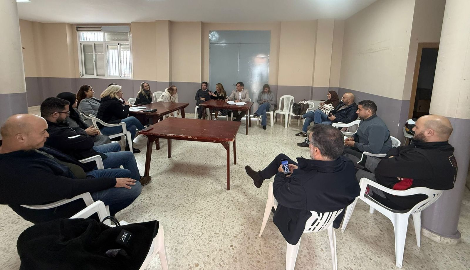 la reunión se celebró en la mañana de este lunes en el local social de Vicedo Martínez