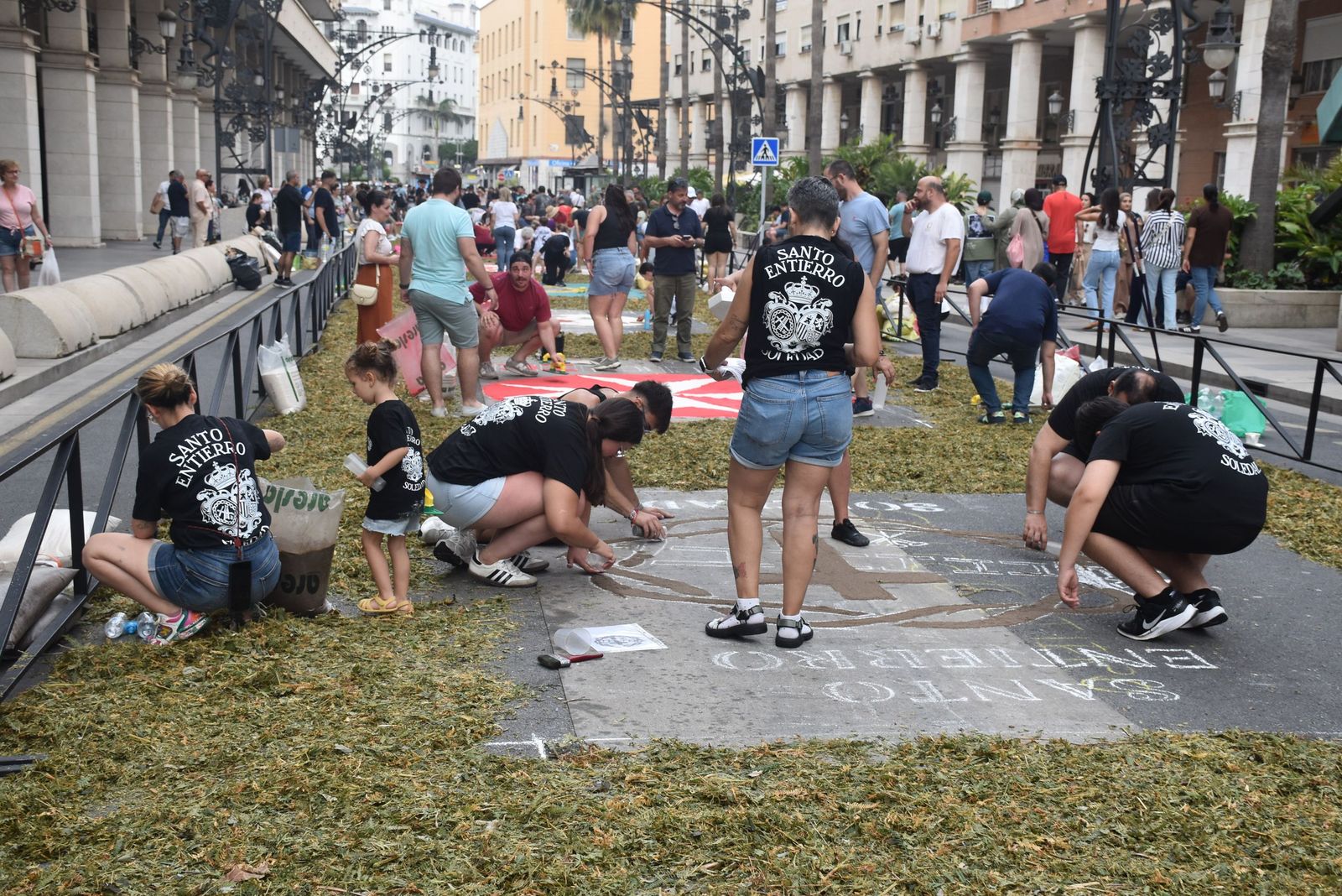 Todo preparado para el Corpus Christi en Ceuta