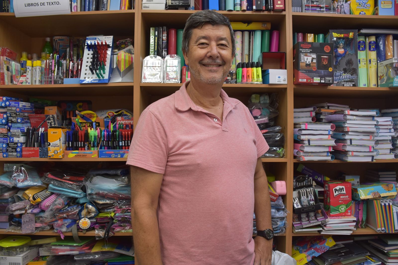 Luis Fernando Rodríguez, empleado de la Librería Sol