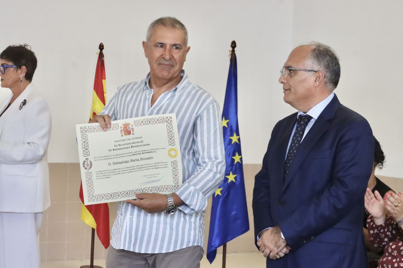 El Centro Penitenciario de Ceuta entrega medallas y condecoraciones en honor a la Virgen de la Merced