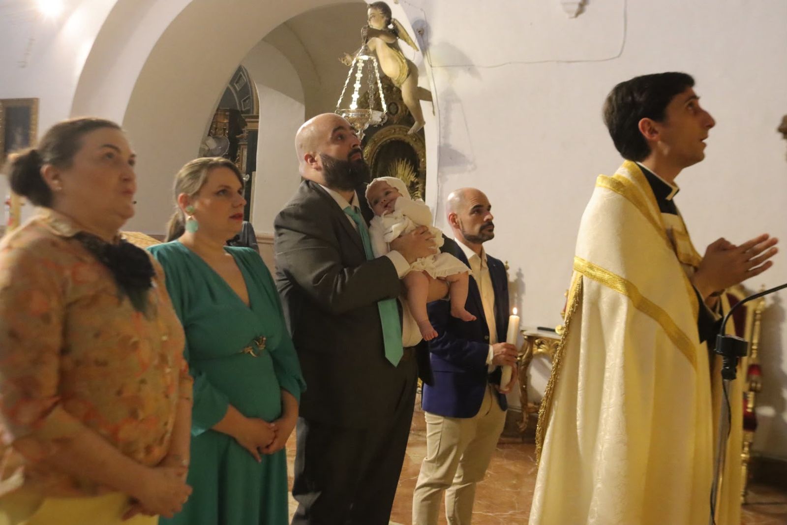 Bautizo de Alejandra en el Santuario de Nuestra Señora de África