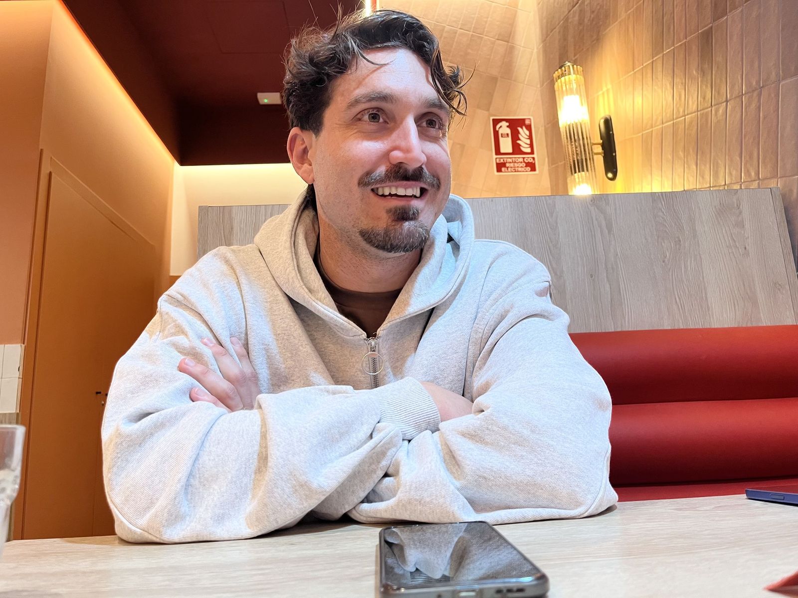 José Campaña, centrocampista de la AD Ceuta FC durante la entrevista concedida a EL PUEBLO DE CEUTA