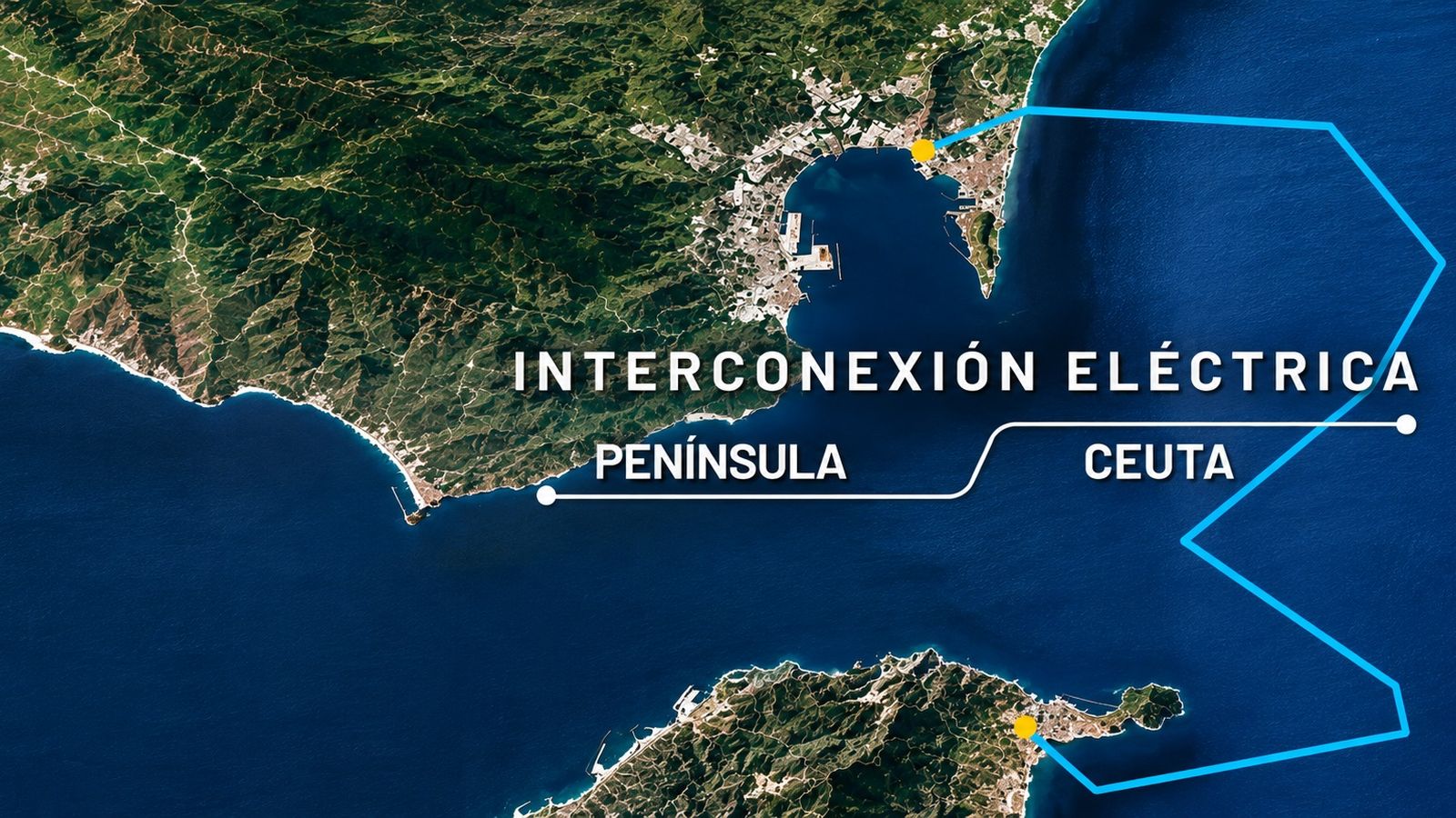 La interconexión eléctrica de Ceuta con la península entra en su recta final