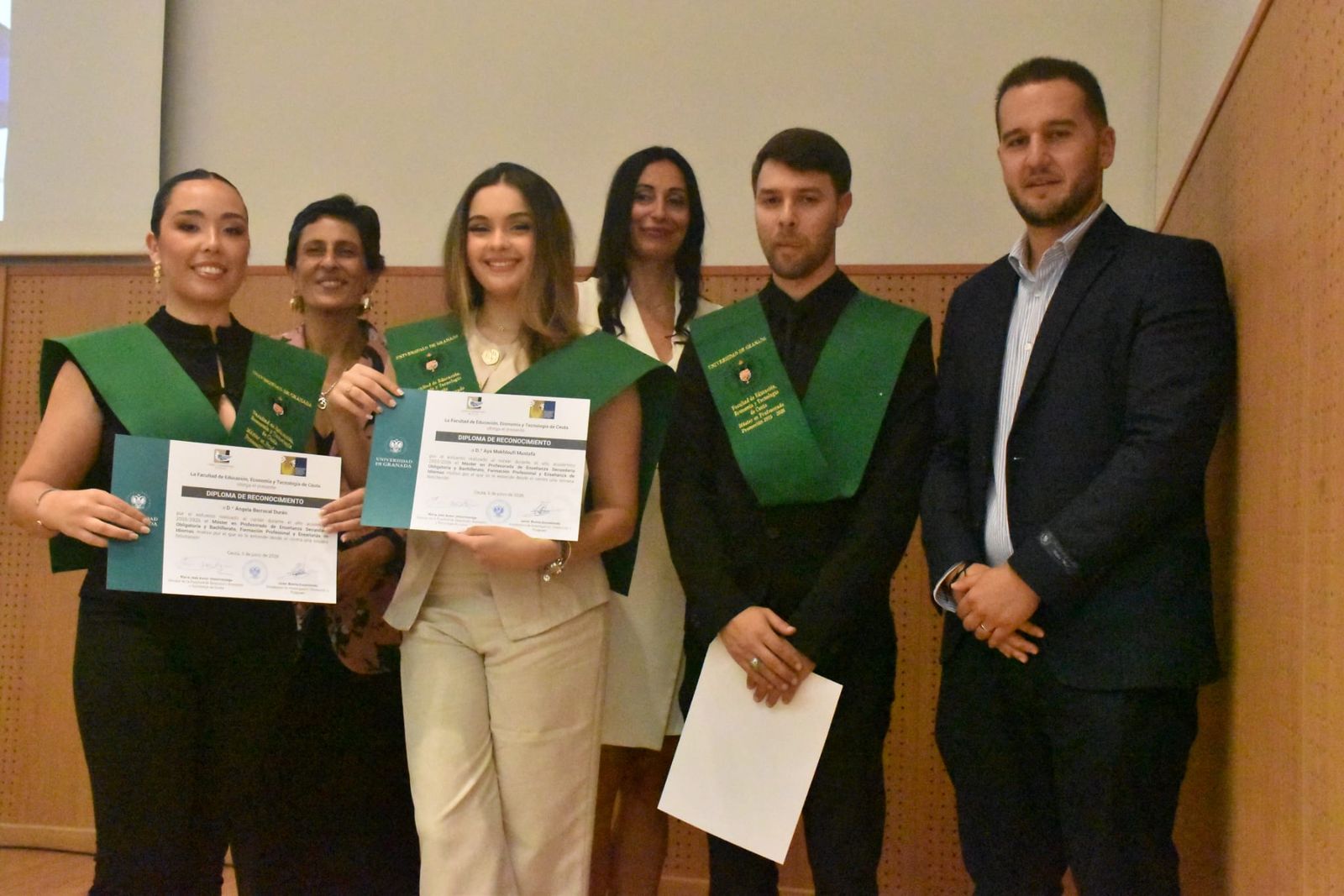 Graduación en el Campus de los posgrados de la Universidad de Granada en Ceuta