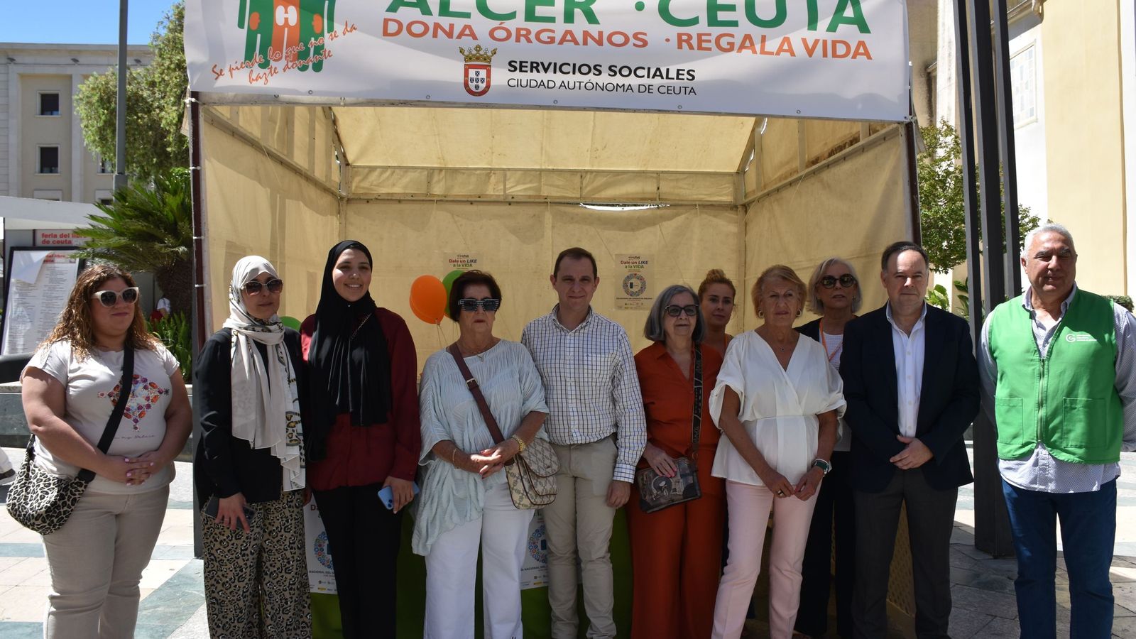 Jornada de ALCER por el Día Nacional del Donante en la Plaza de los Reyes