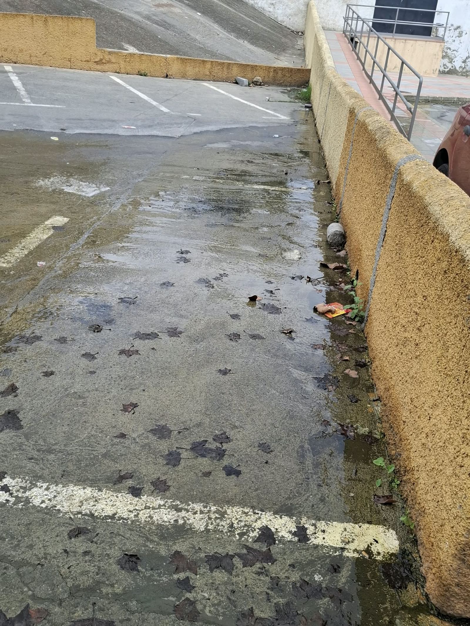 Una fuga de agua lleva más de año y medio desesperando a los vecinos de Juan Carlos I