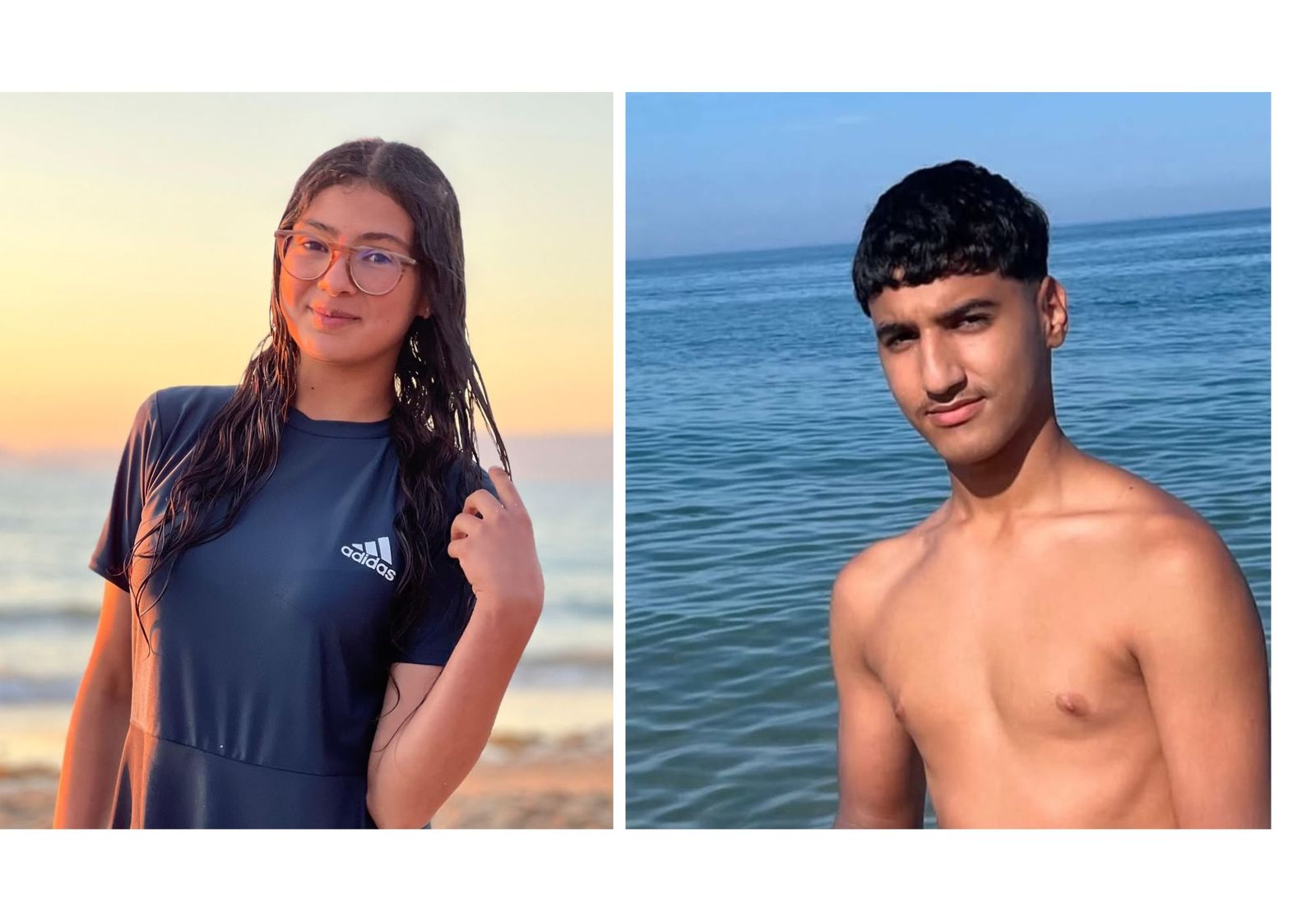 Imágenes de Khouloud y Oussama, desaparecidos desde el jueves