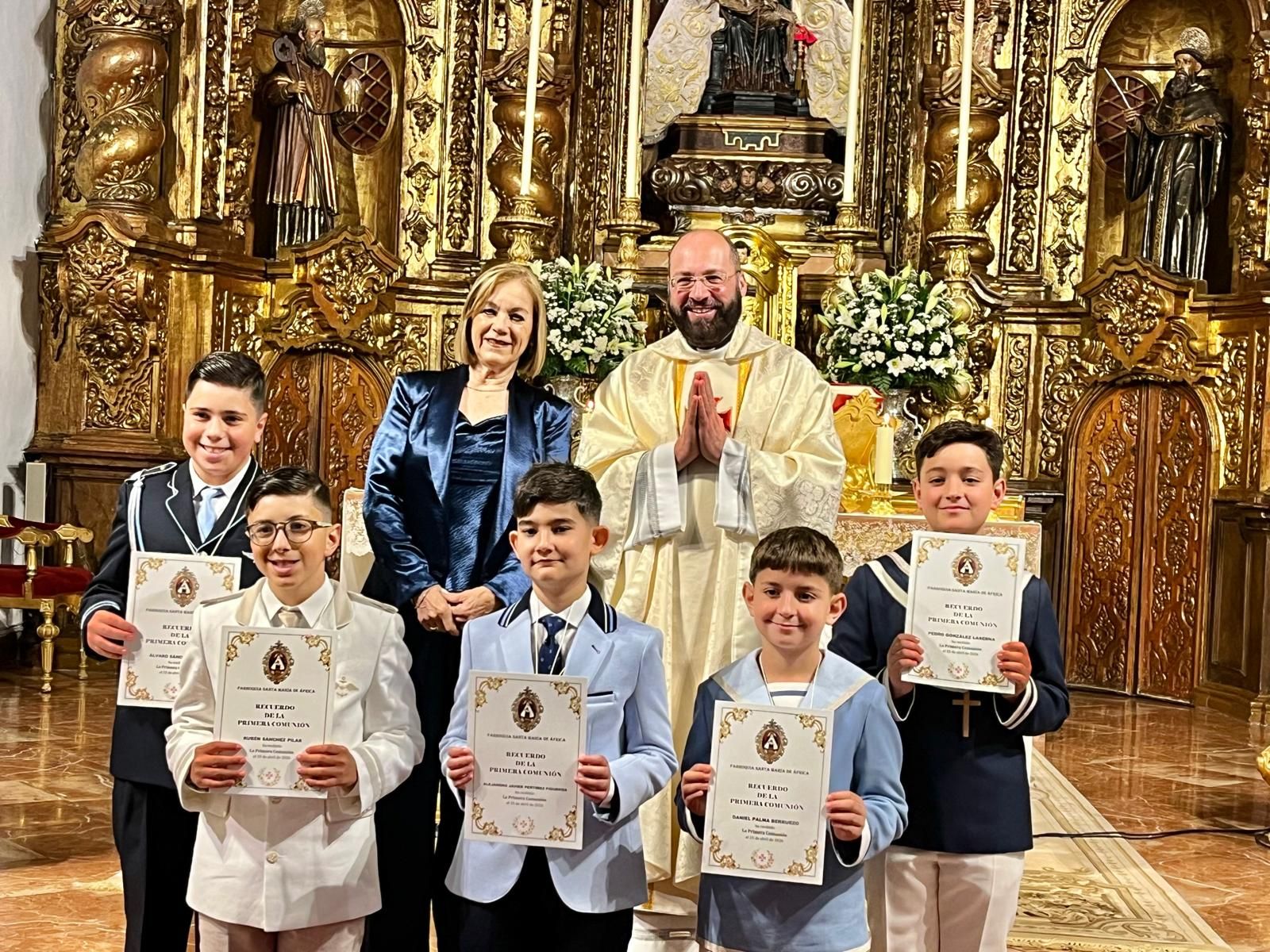 Primer turno de comuniones este sábado en el Santuario de África