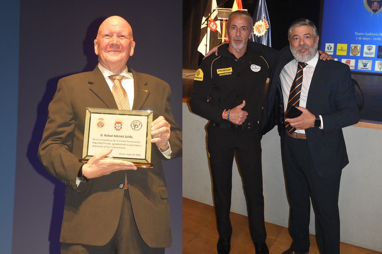 La seguridad privada celebra en el Revellín el día de la profesión