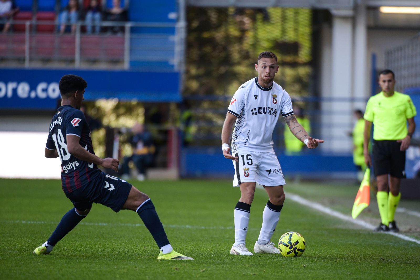 Eibar-AD Ceuta, partido de la Liga Hypermotion