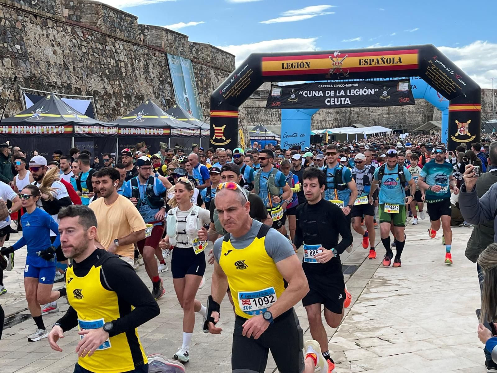 La previa y el inicio de la X Cuna de la Legión a través del objetivo de Reduan