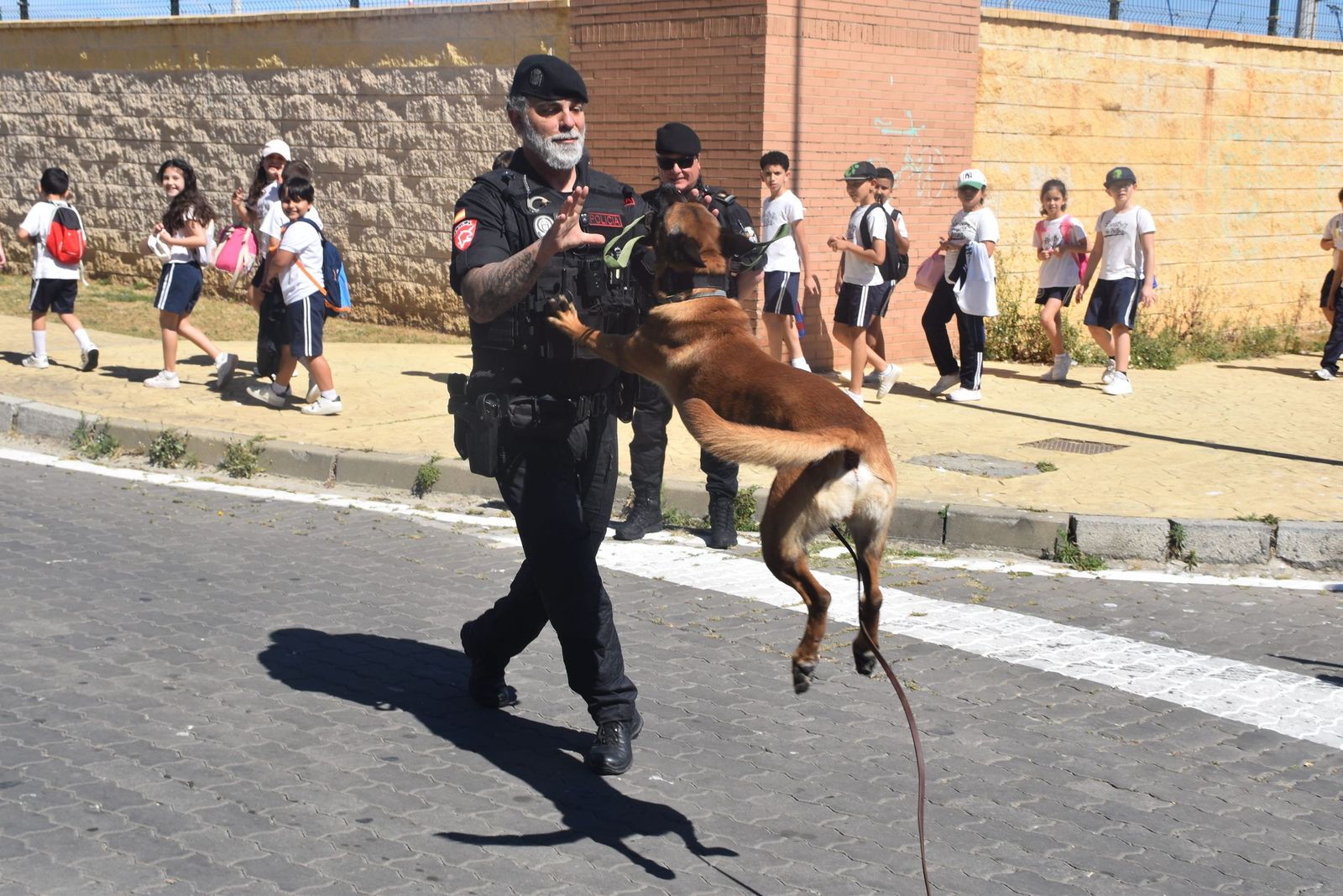 La Policía Local deslumbra a los pequeños de varios centros escolares