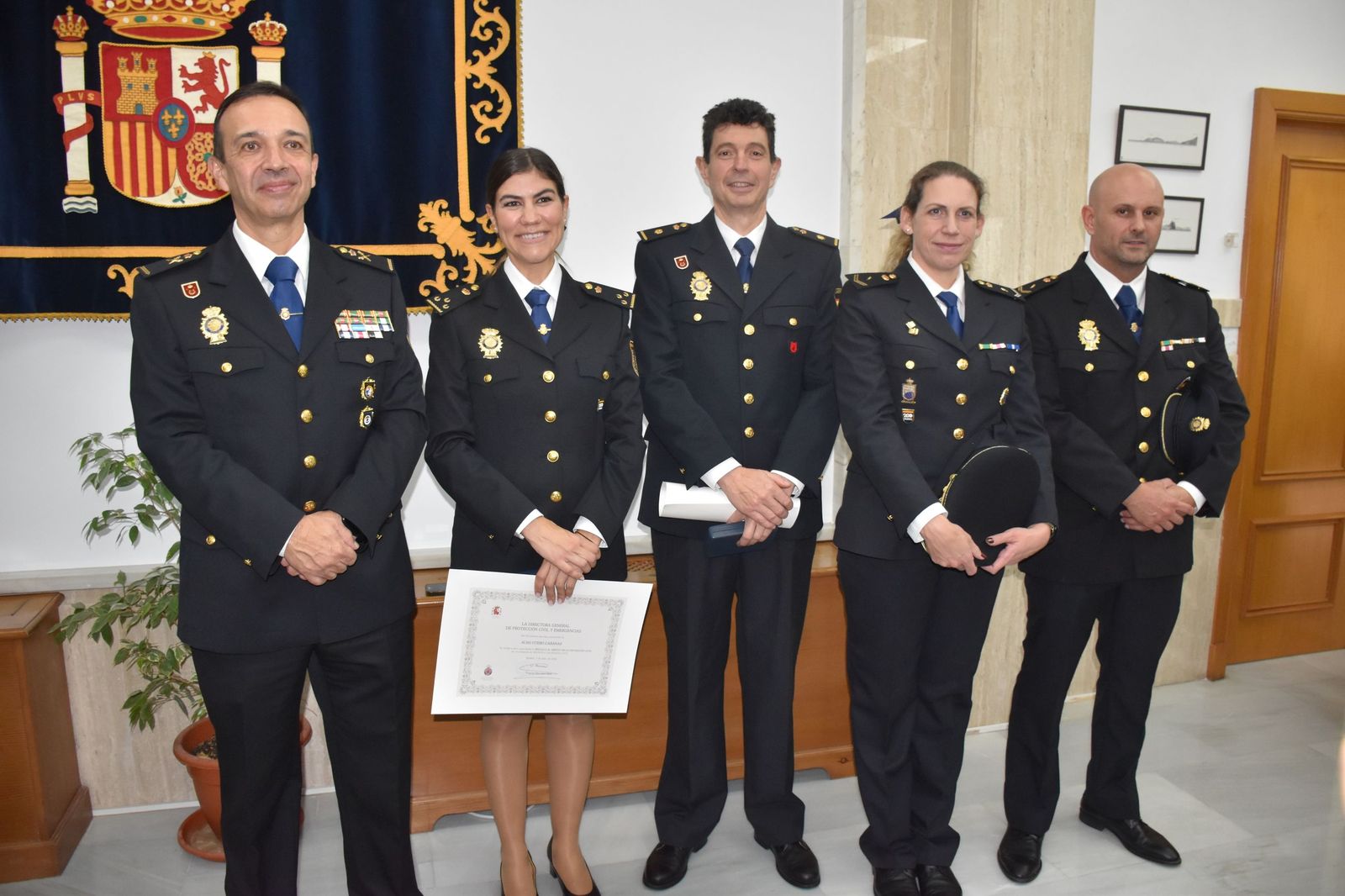 Protección Civil rreconoce el éxito de la OPE con la entrega de sus Medallas