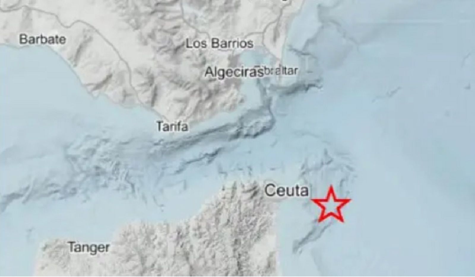 El movimiento sísmico registrado en Ceuta es calificado de "muy superficial"