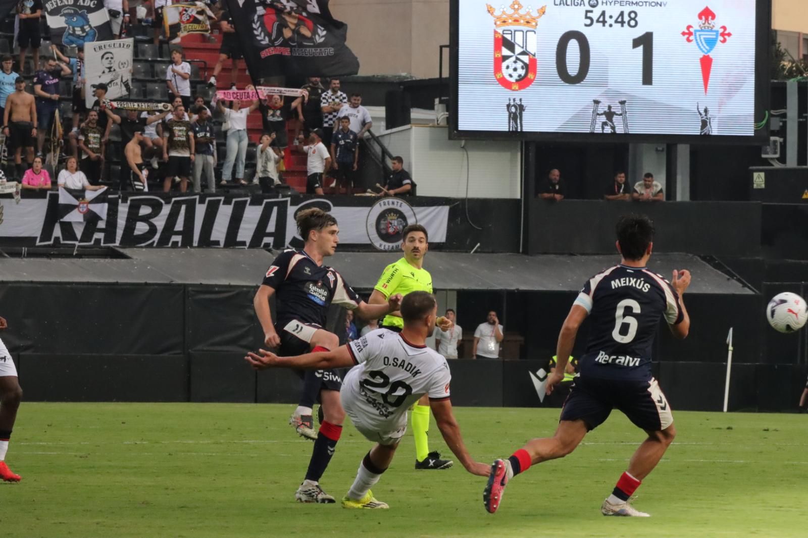El partido  AD Ceuta-Celta Fortuna en imágenes