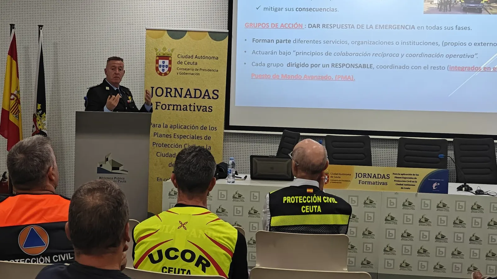 Jornadas sobre riesgos y coordinación en emergencias de Protección Civil celebradas en octubre de 2025 Jornadas sobre riesgos y coordinación en emergencias de Protección Civil celebradas en octubre de 2025
