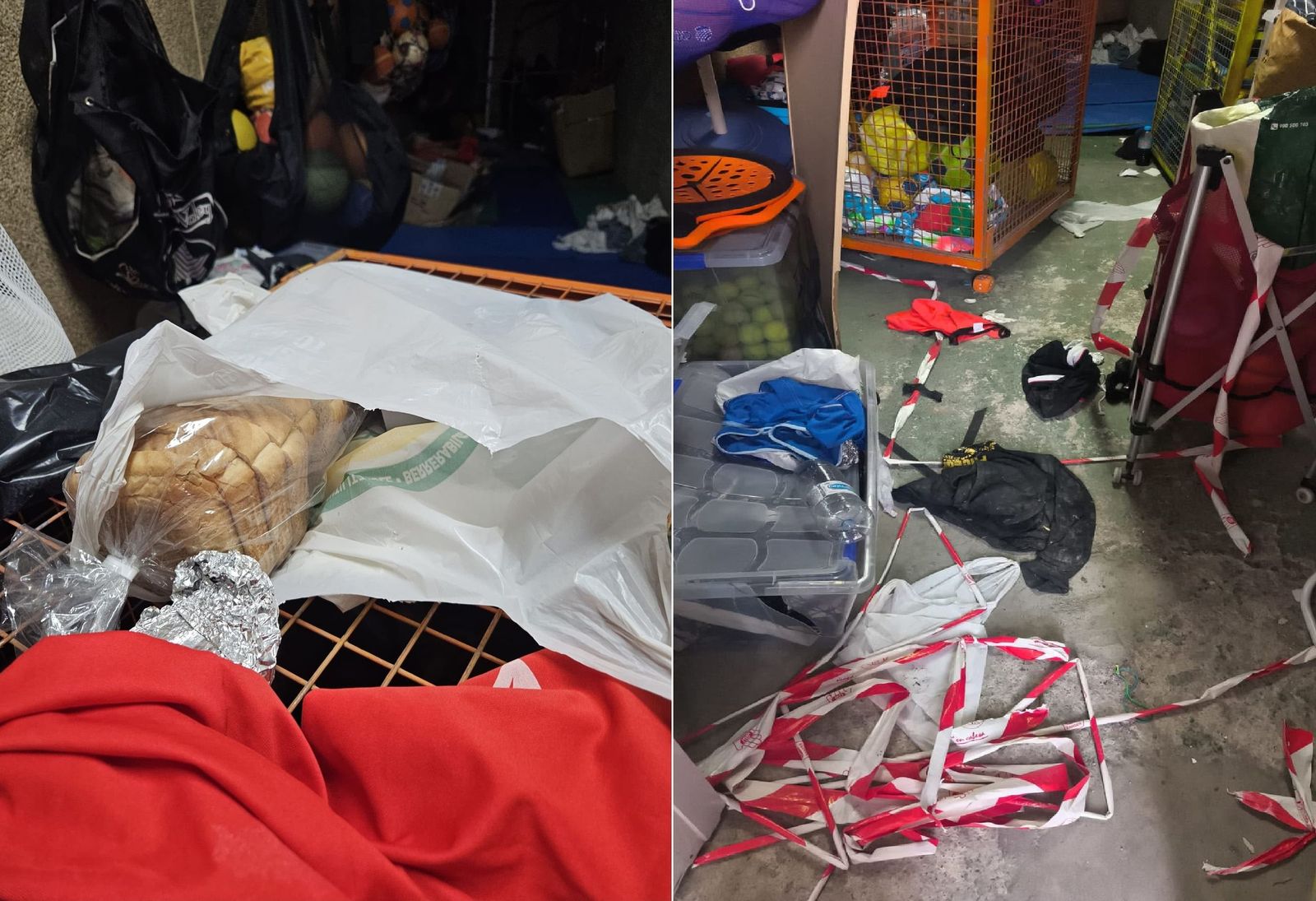Un grupo de migrantes revienta el almacén del C.C. San Daniel tras días acampados en las inmediaciones