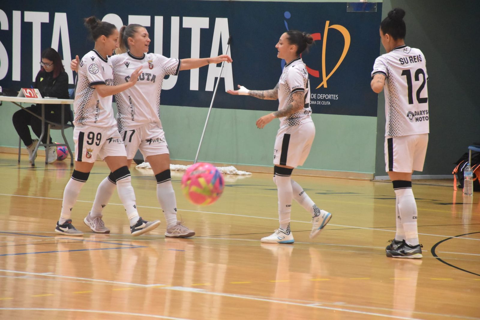 Partido AD Ceuta frente al Burela