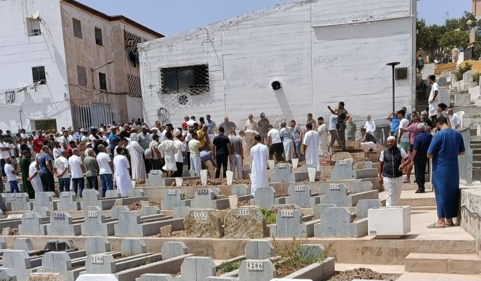 Mustafa Mehdi era enterrado este viernes en Sidi Embarek