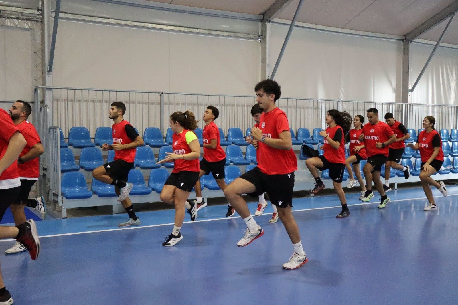 Entrenamientos de los árbitros ceutíes
