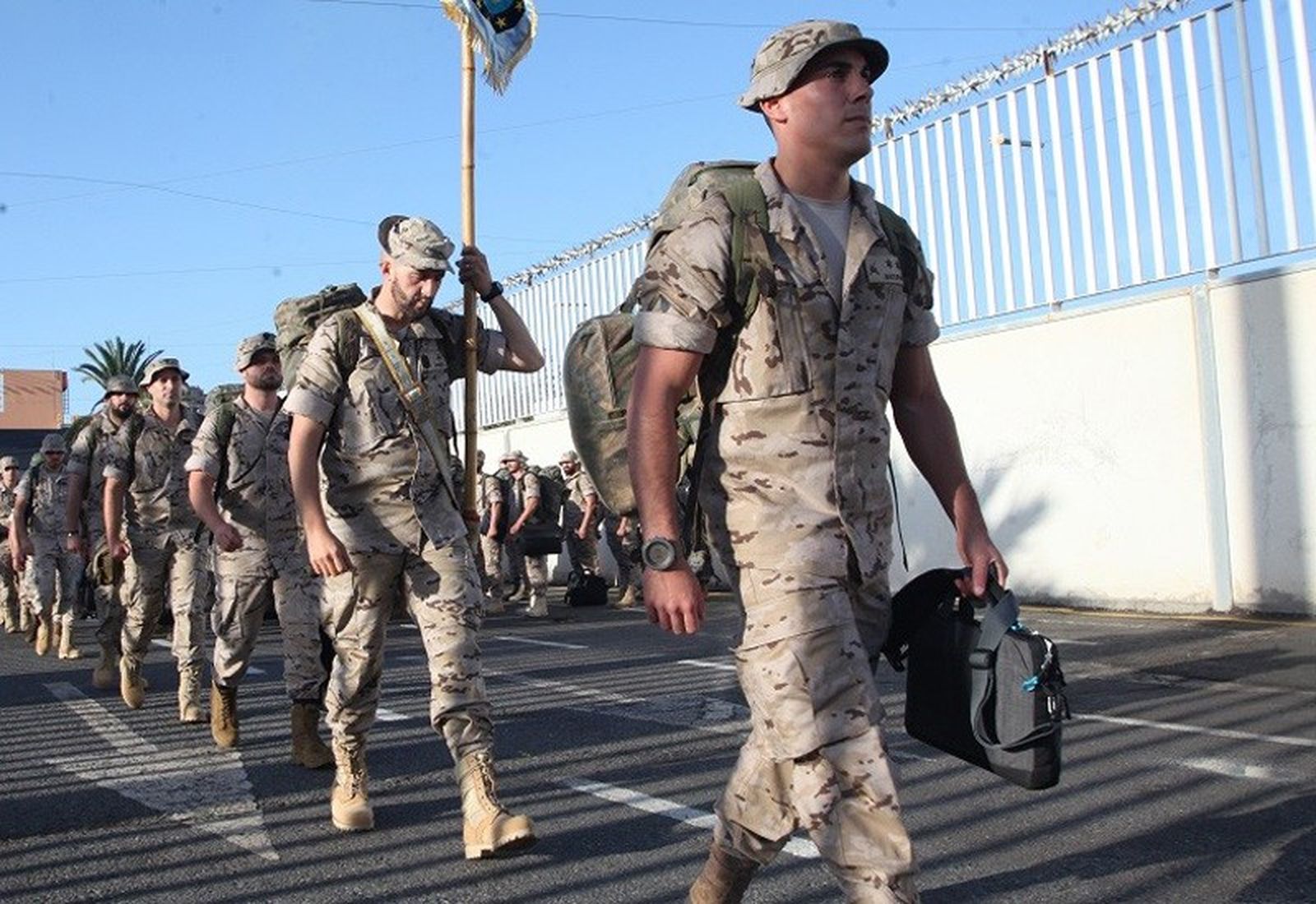 Un grupo de militares. / FOTO EL PUEBLO