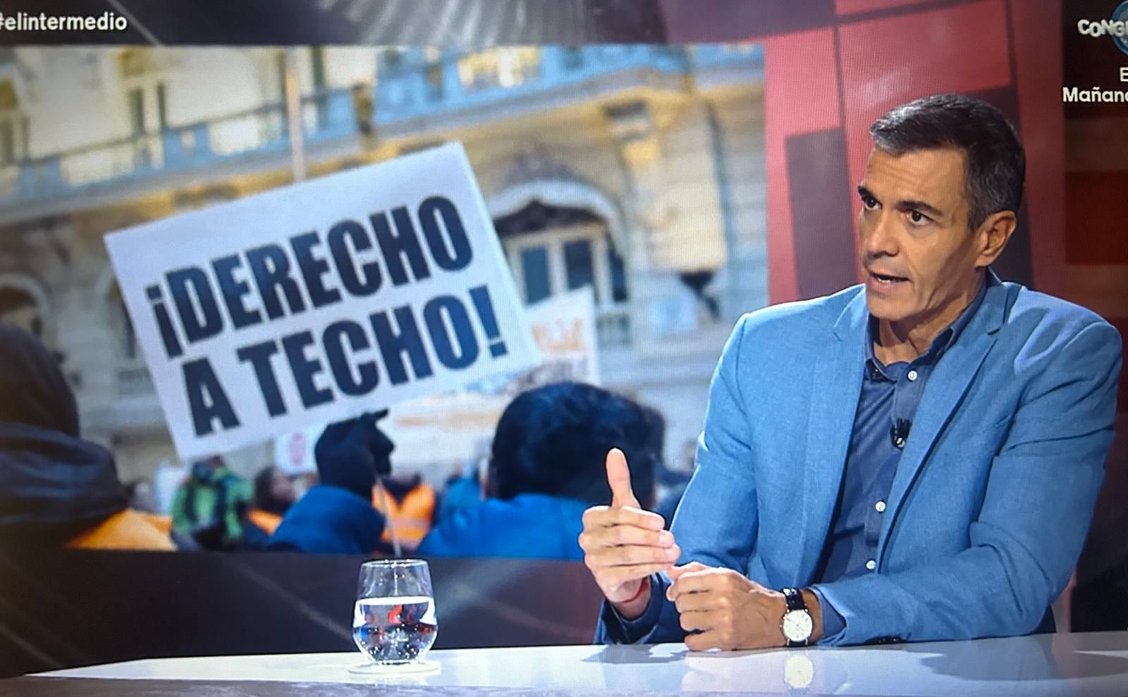 El presidente del Gobierno, Pedro Sánchez, este lunes entrevistado en El Intermedio