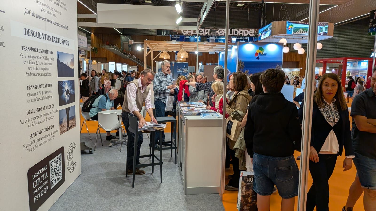 El stand de Ceuta en Expovacaciones Turismo