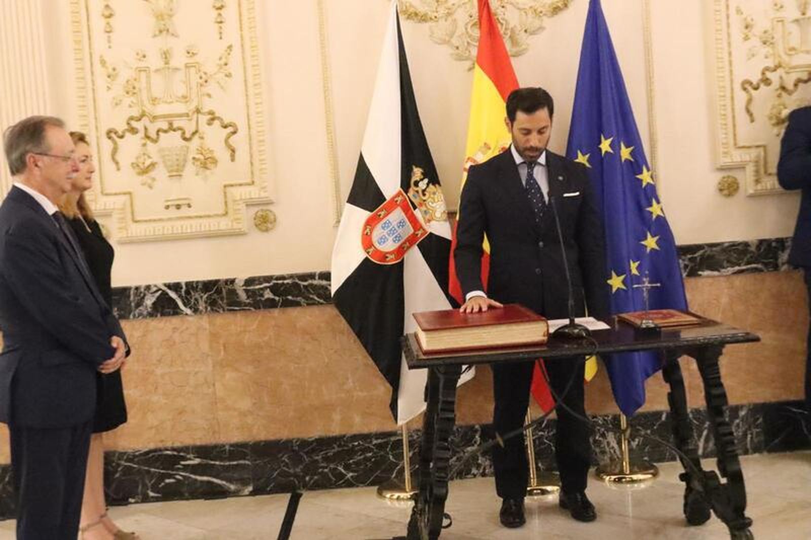 Martínez Peñalver jura sus nuevas responsabilidades/FOTO REDUAN
