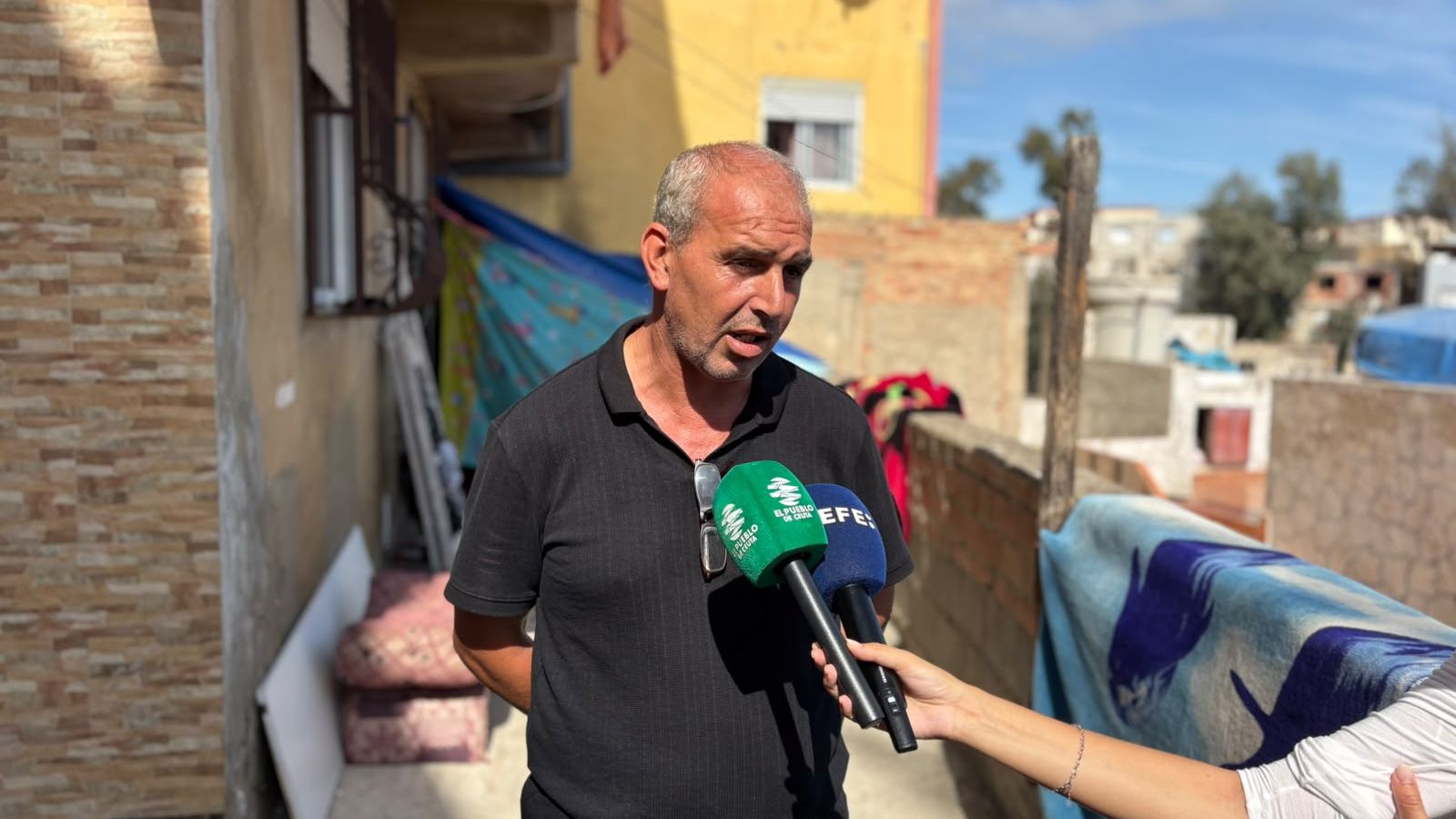 Ahmed, presidente de la barriada Príncipe Alfonso