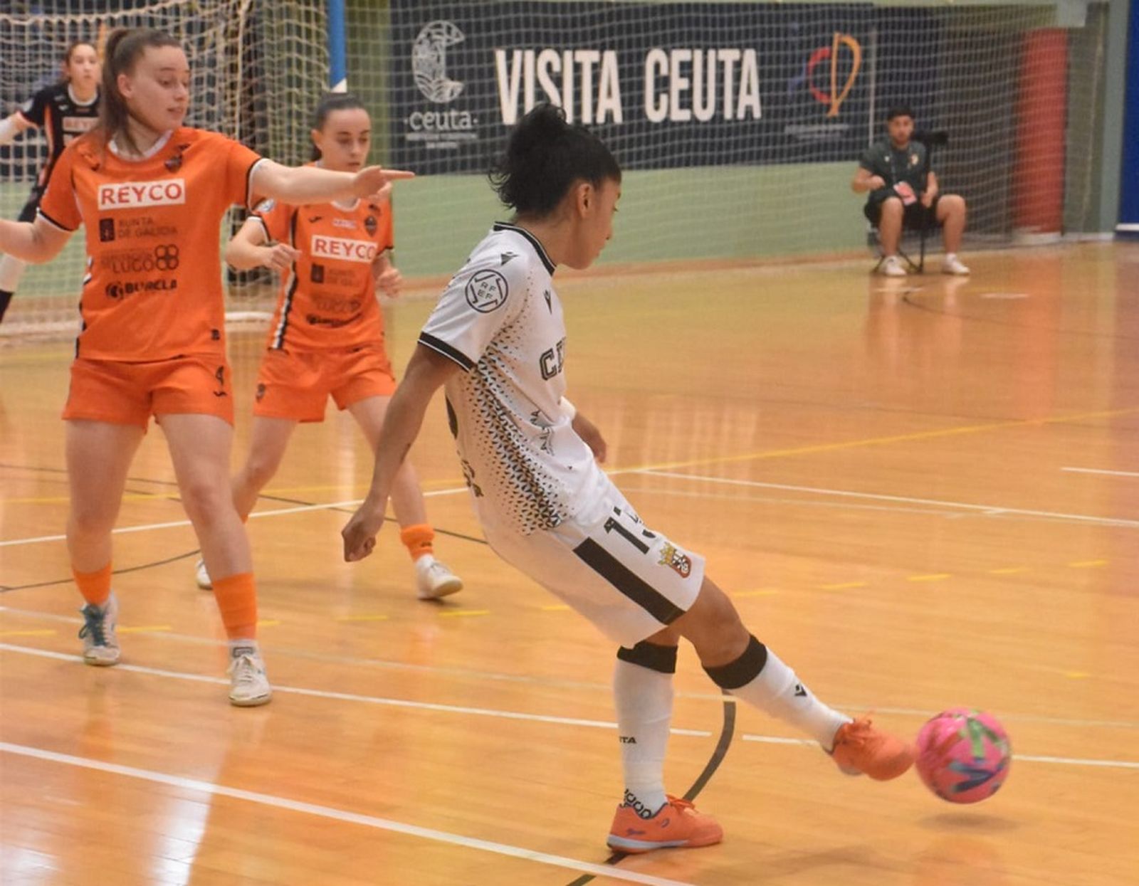 Partido AD Ceuta frente al Burela