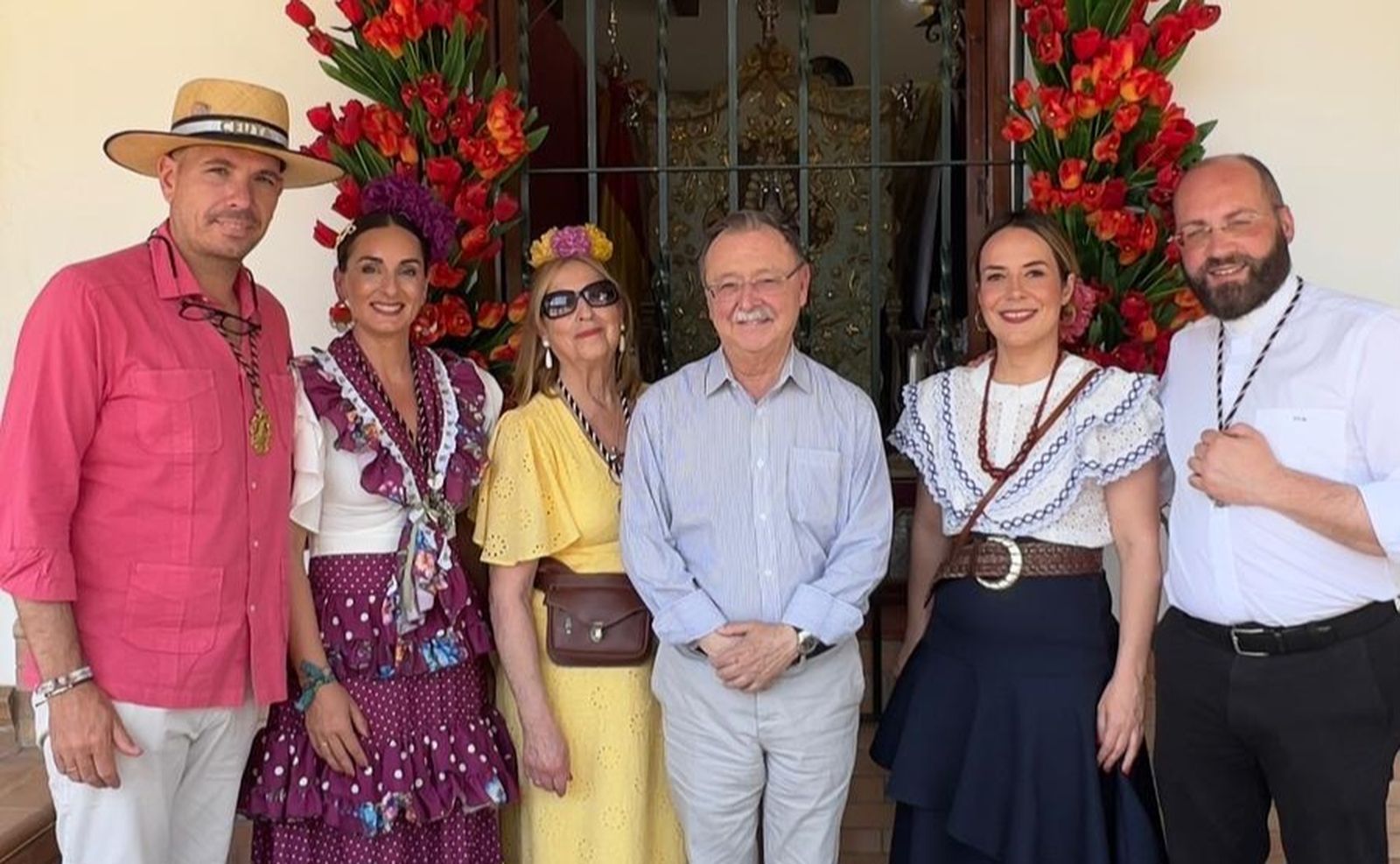 El presidente Vivas acompaña a la Hermandad de Ceuta en el Rocío