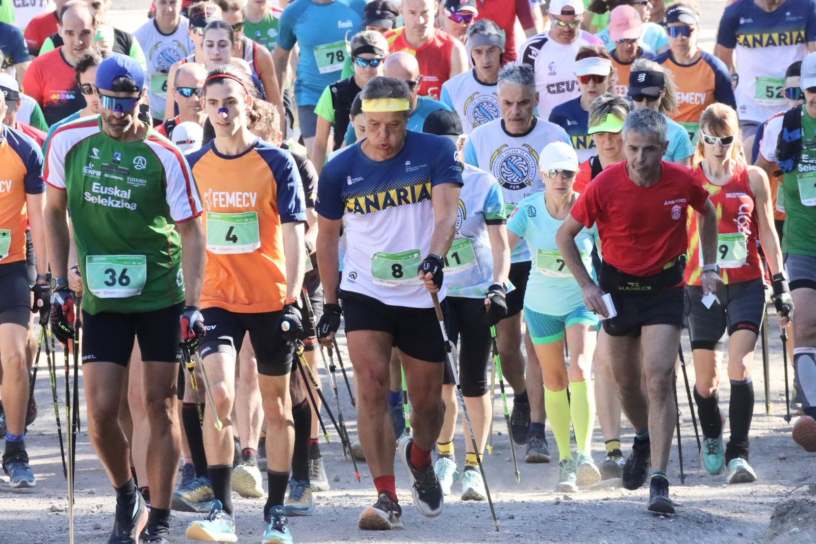 Ceuta acoge el Campeonato de España de Marcha Nórdica