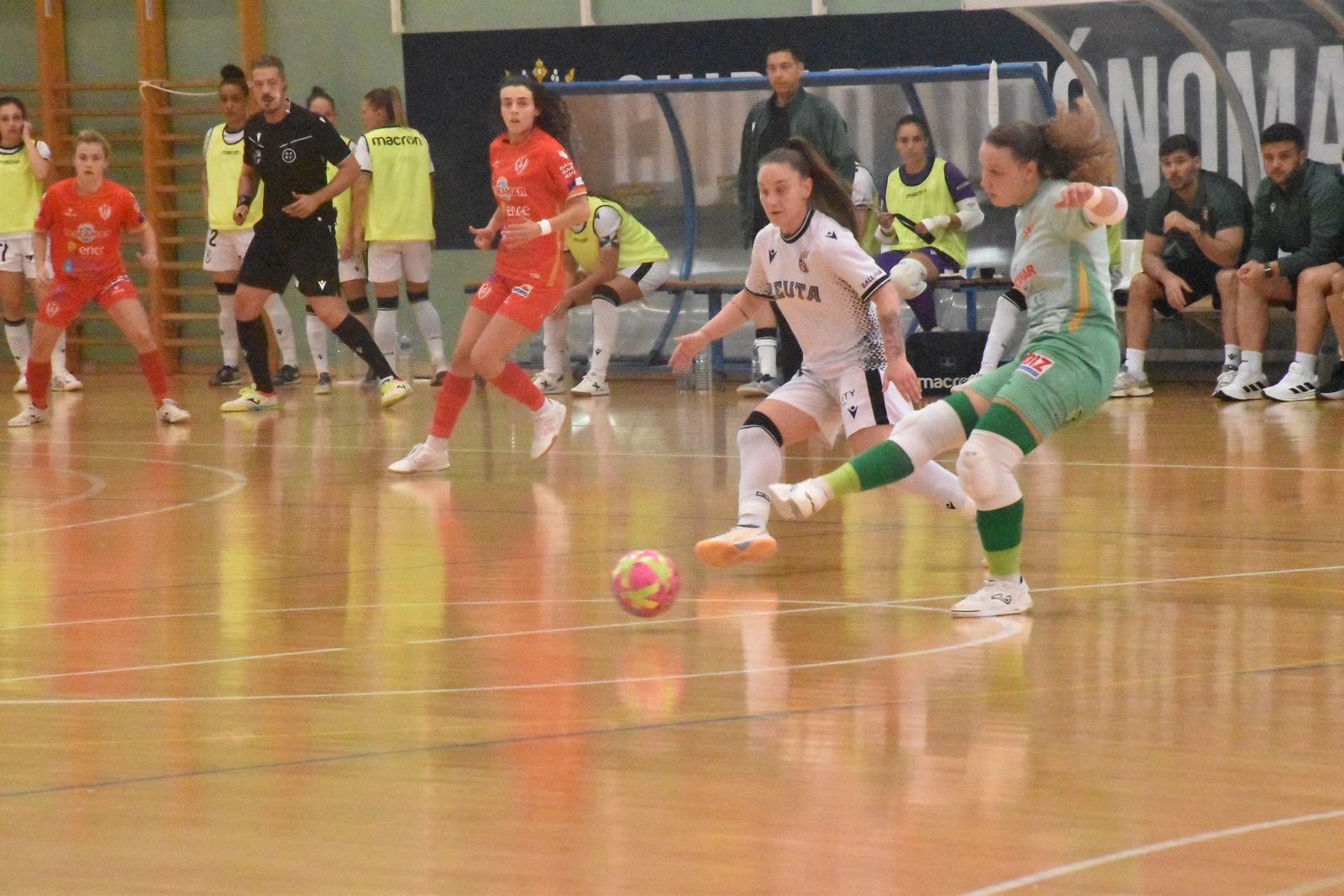 La AD Ceuta Femenino empató frente al Poio
