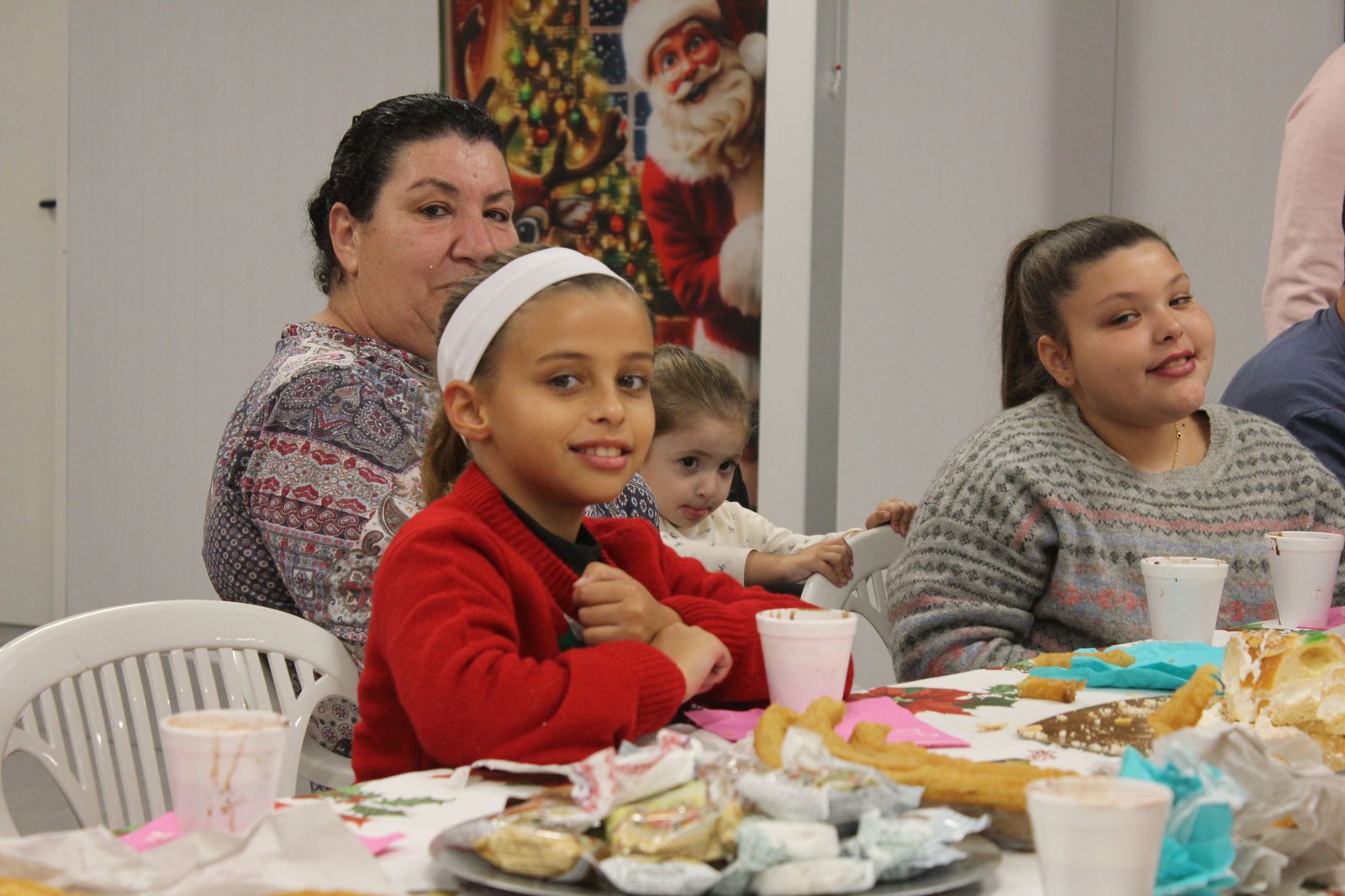 Una chocolatada especial en Juan XXIII