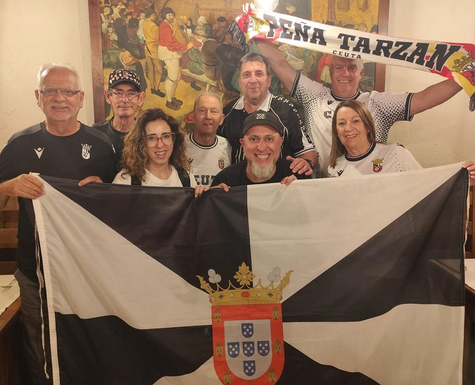 Aficionados ceutíes en Andorra
