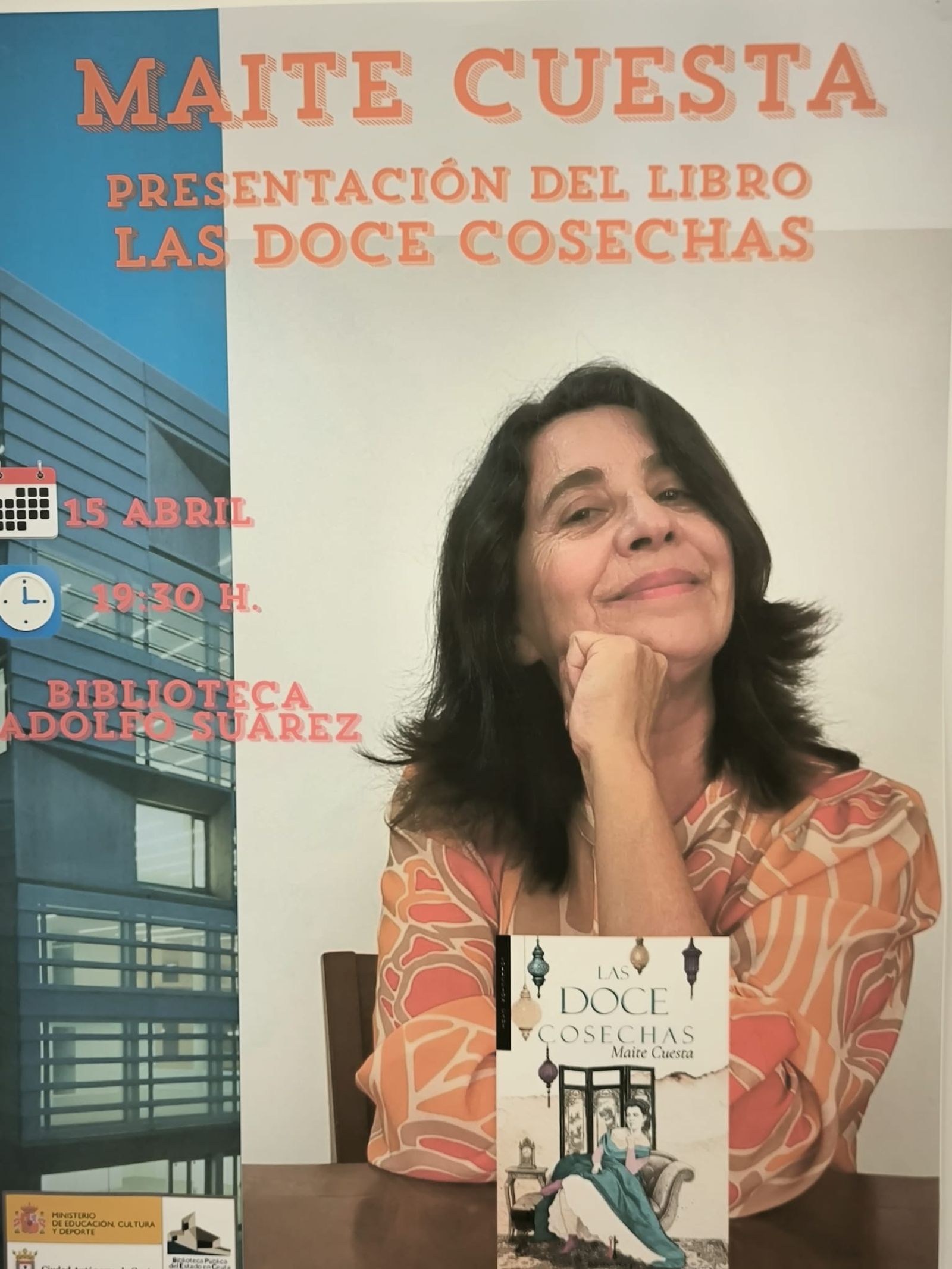 Cartel de la presentación del libro