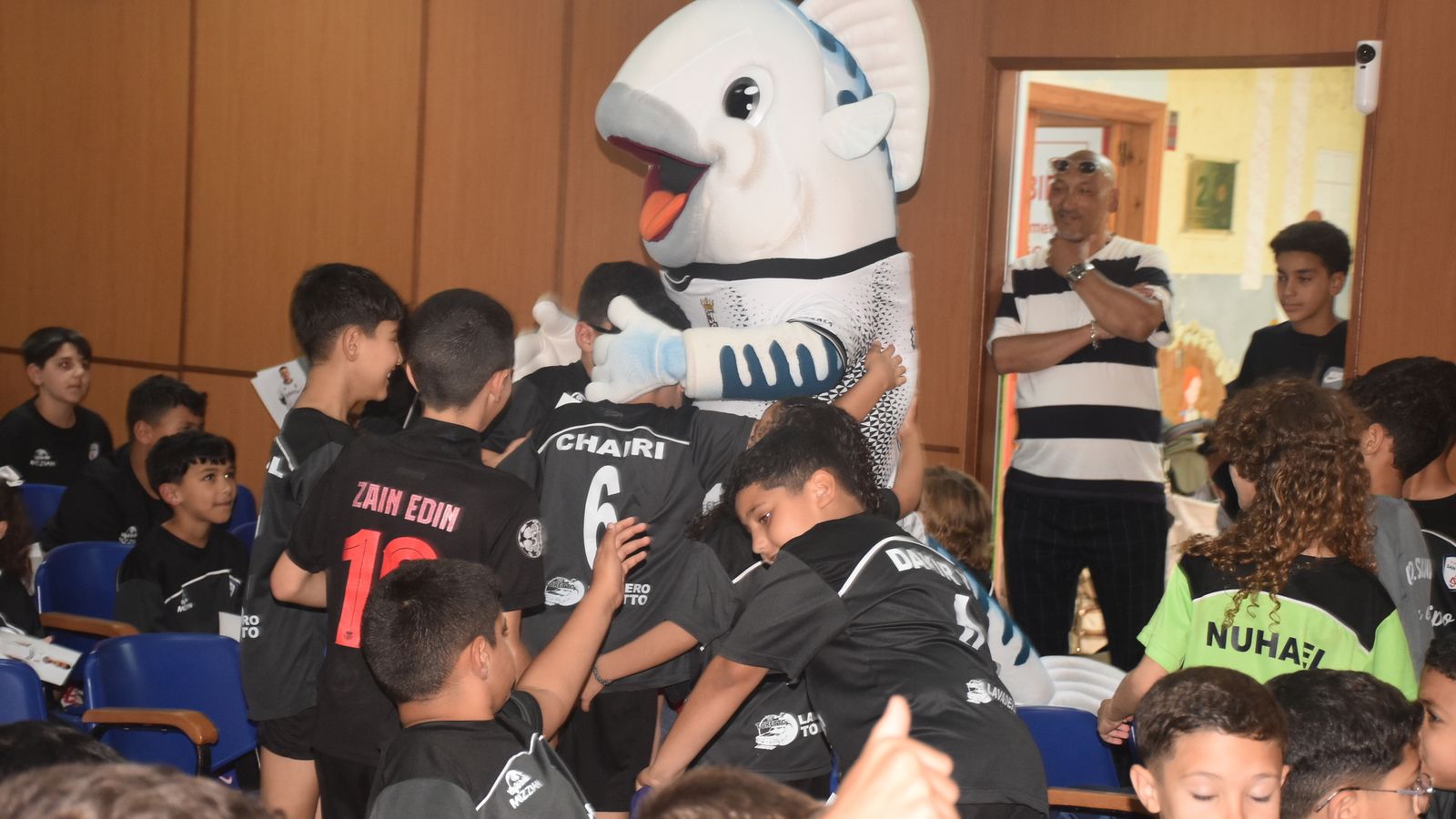 La AD Ceuta visita el Colegio San Daniel