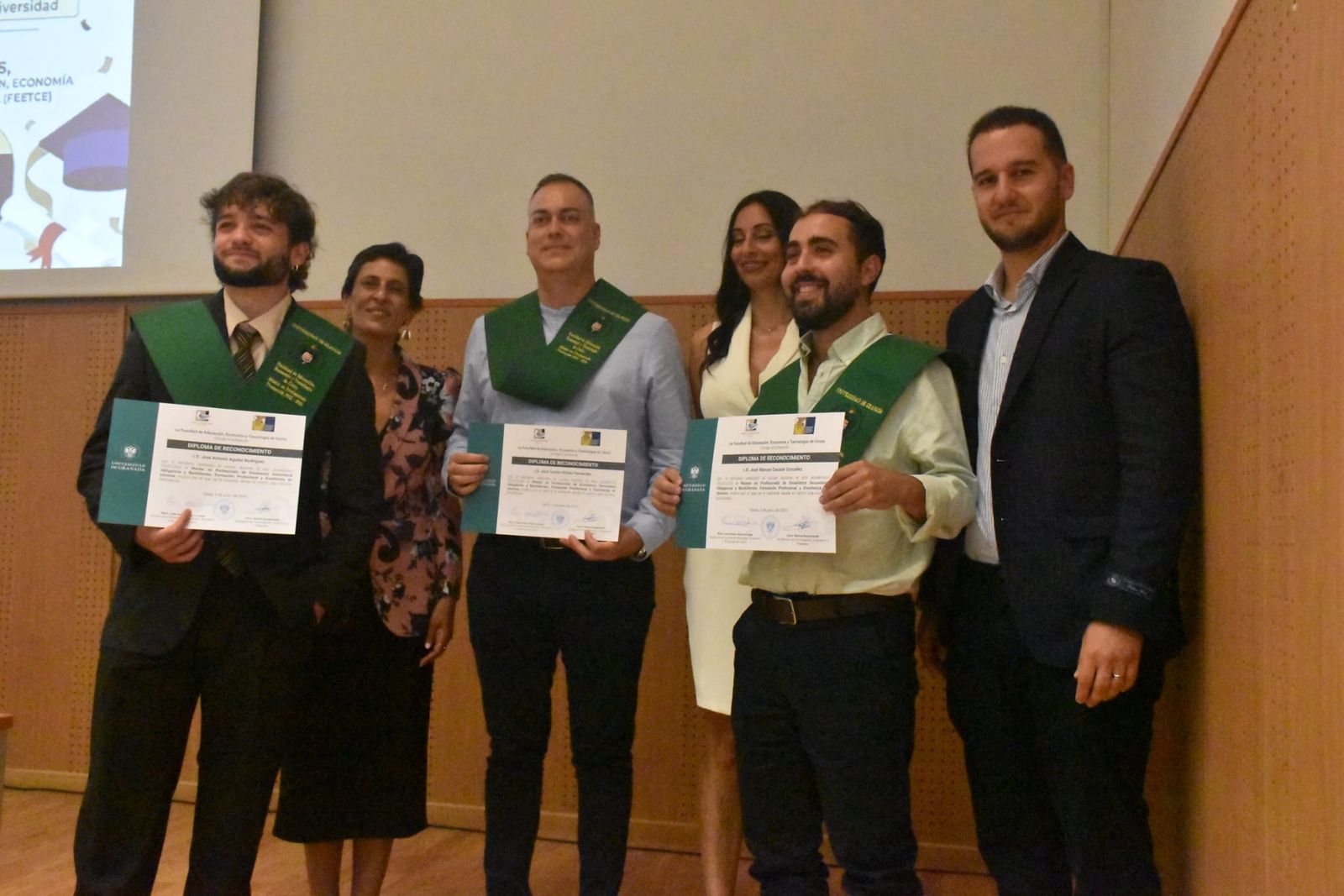 Graduación en el Campus de los posgrados de la Universidad de Granada en Ceuta