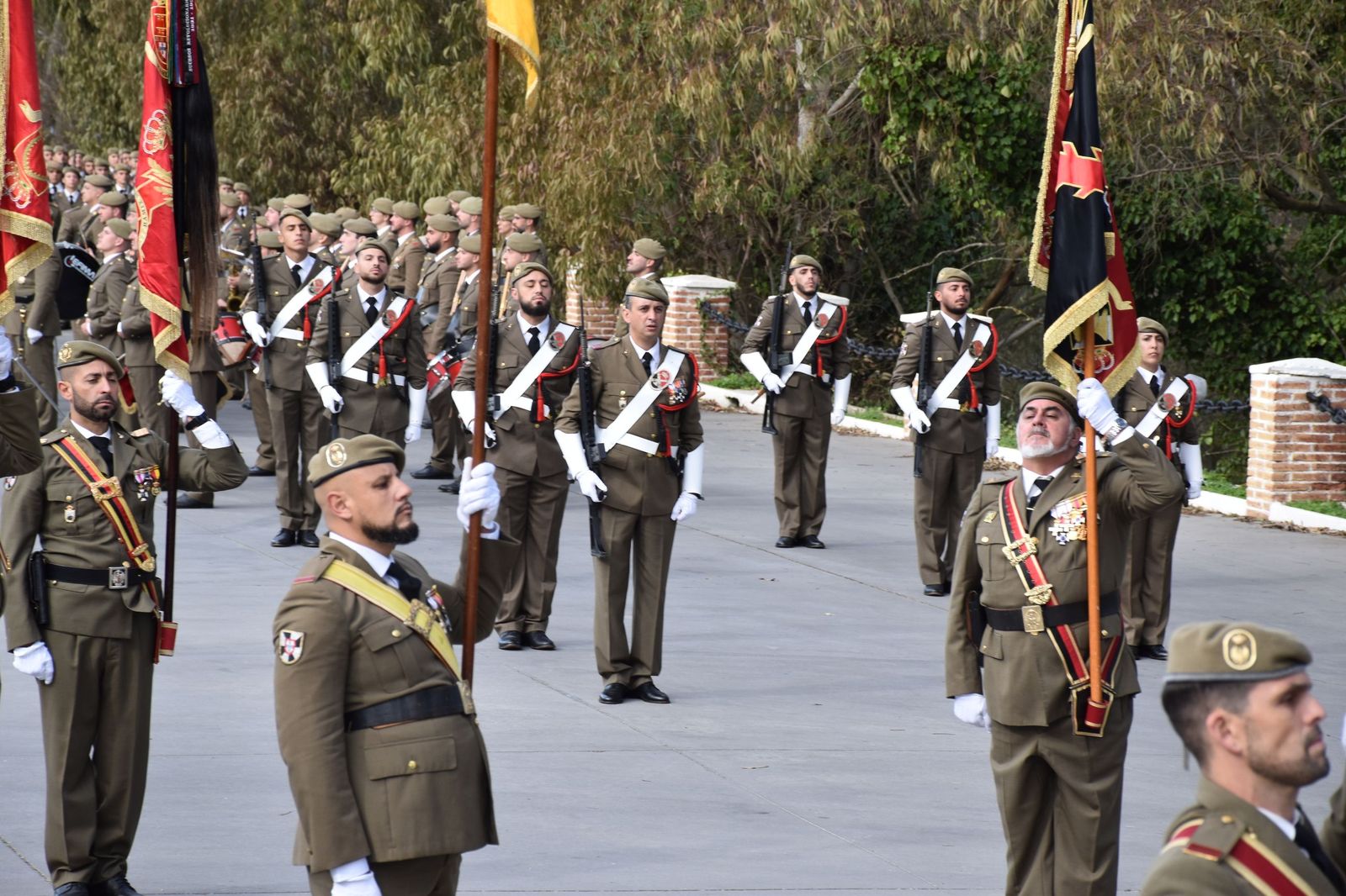 El Ramix-30 celebra Santa Bárbara con una ceremonia marcada por los homenajes y la tradición artillera